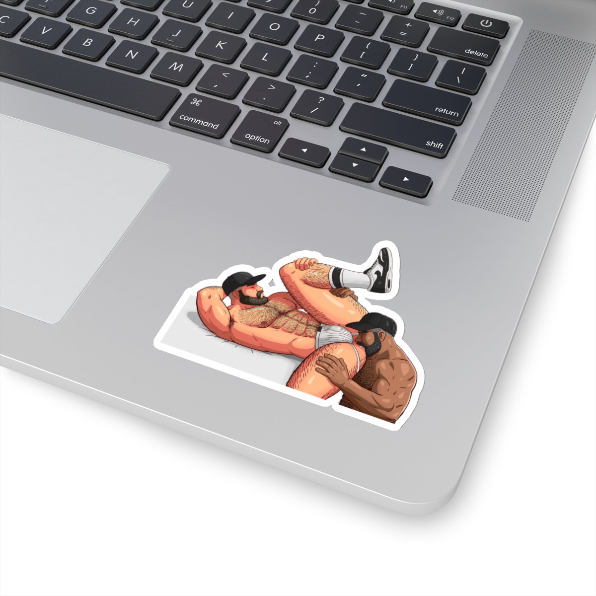 Men Rimming Kiss-Cut Stickers: Biracial II Edition