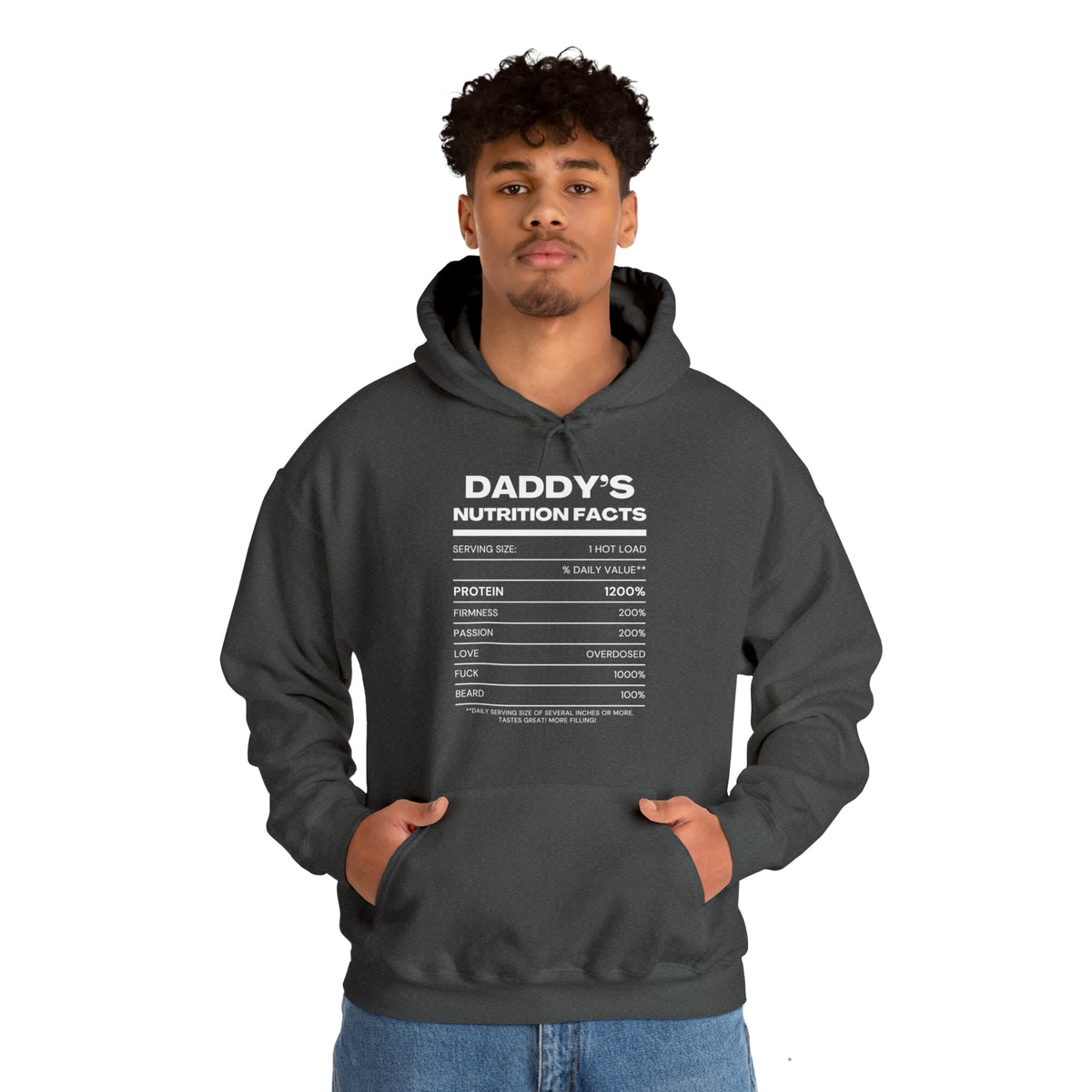 Daddy's Nutrition Facts Hoodie - Hoodie - Twisted Jezebel