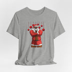 Santa Daddy, Jingle Balls Tee, White Edition