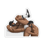 Men Rimming Kiss-Cut Stickers: Black Edition