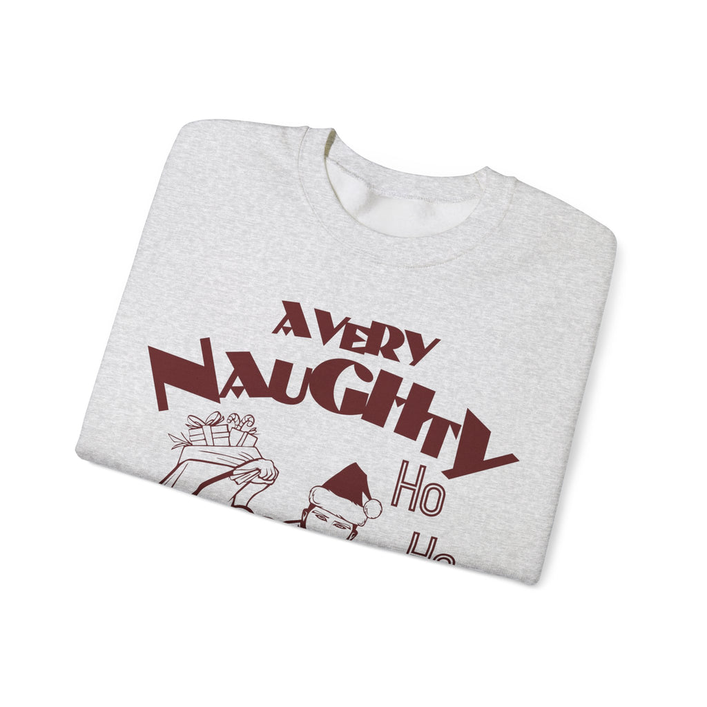 A Very Naughty Ho, Santa Muscle Bear Gildan Pullover