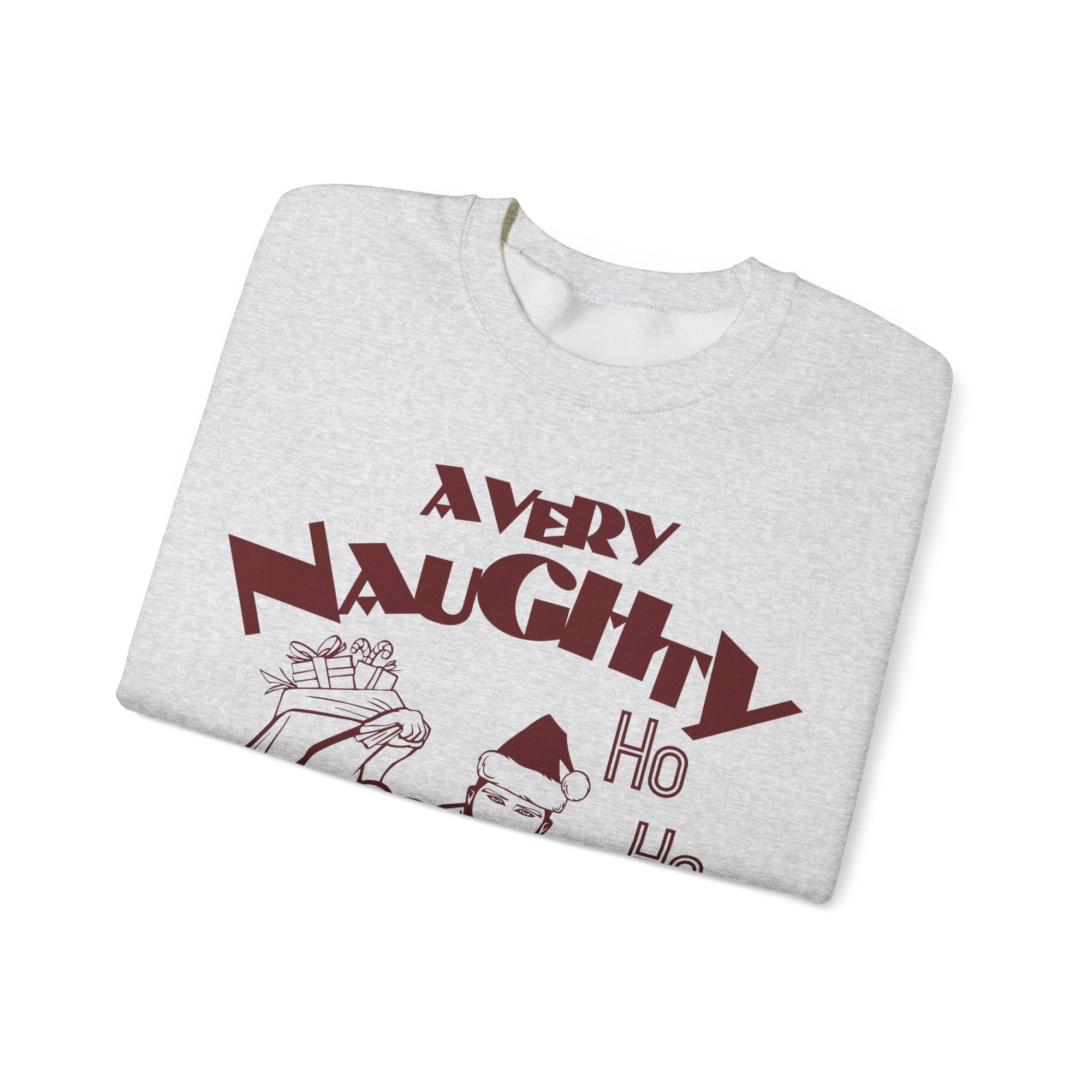 A Very Naughty Ho, Santa Muscle Bear Gildan Pullover