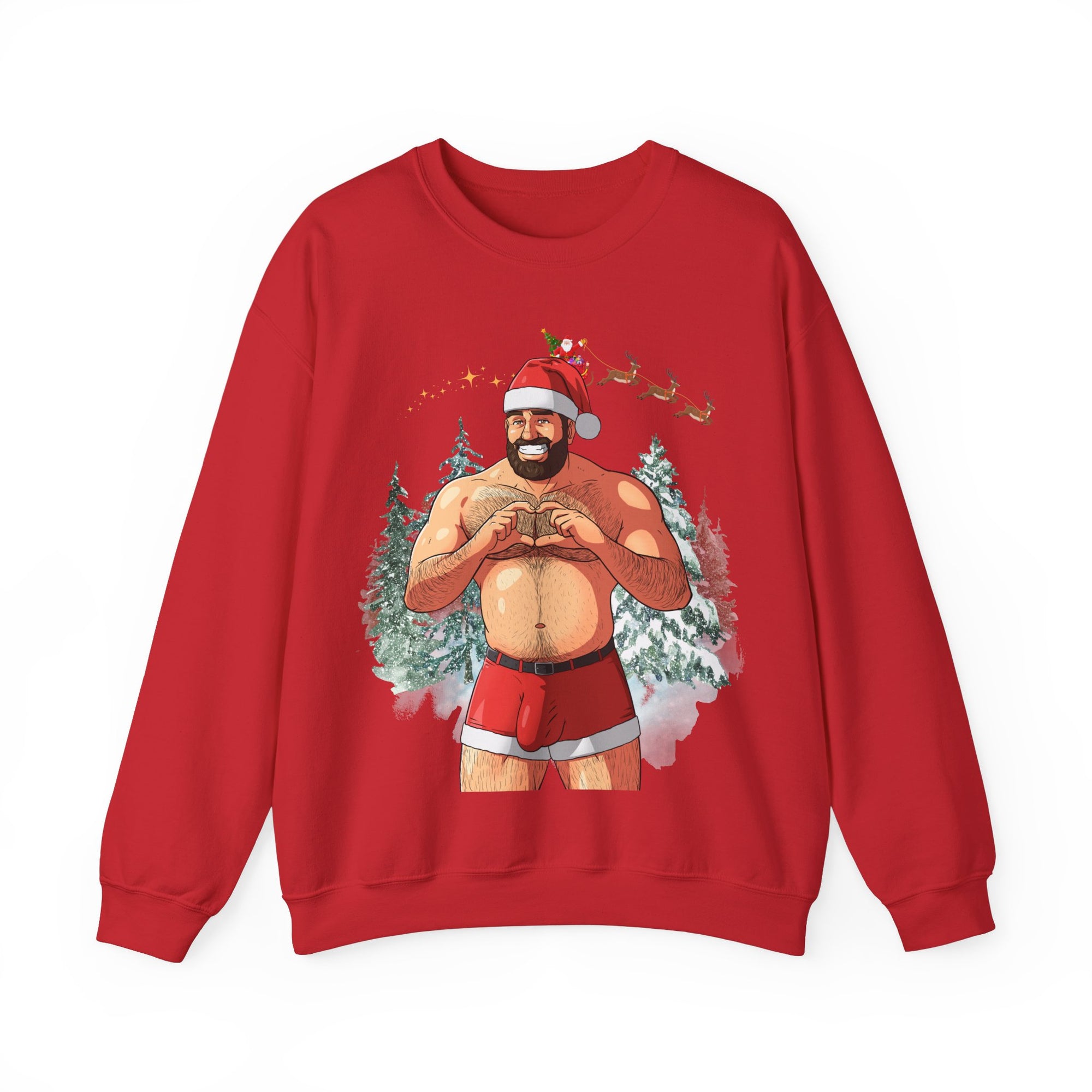 Big Nick (ahem, Dick) Energy Gildan Pullover, White Edition
