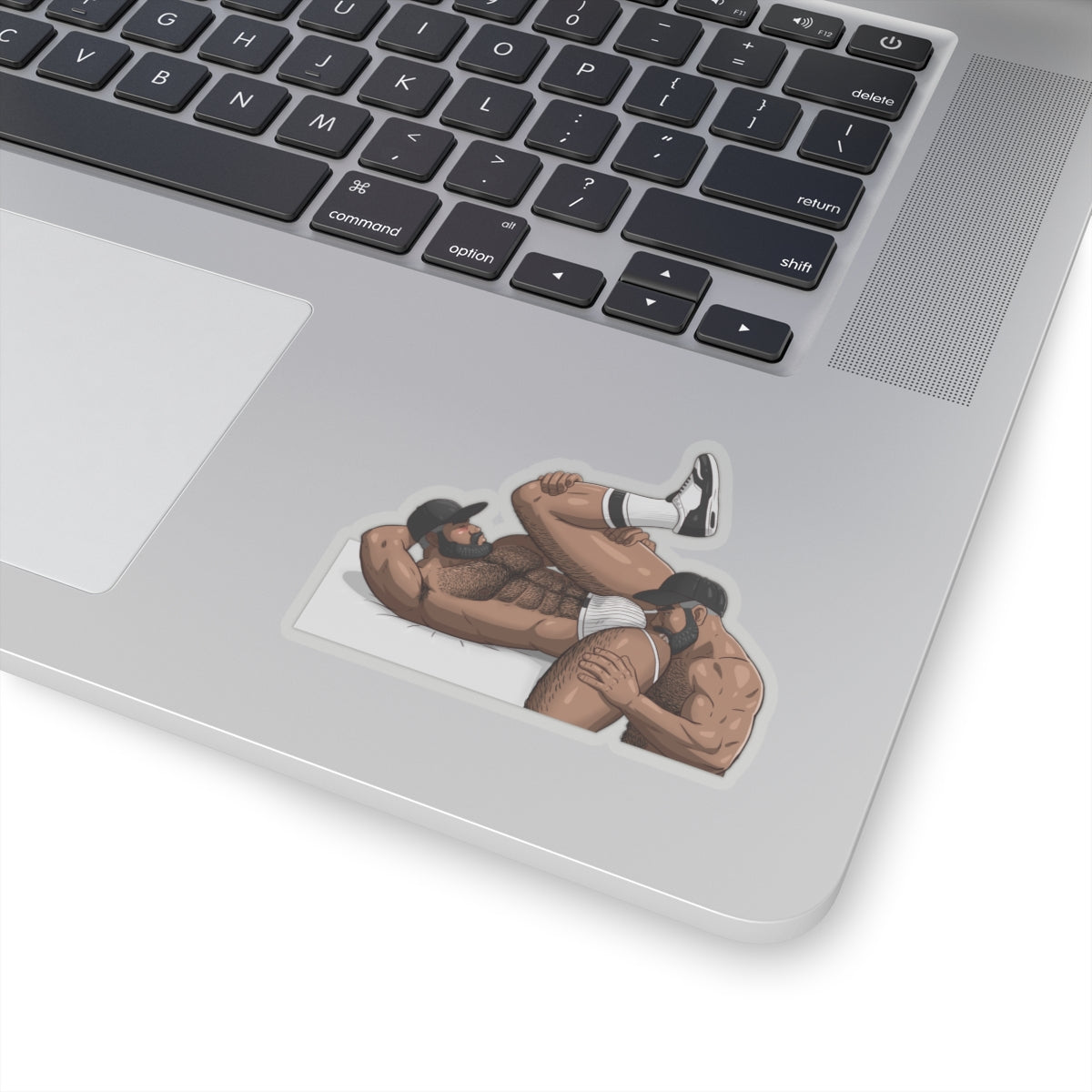 Men Rimming Kiss-Cut Stickers: Black Edition