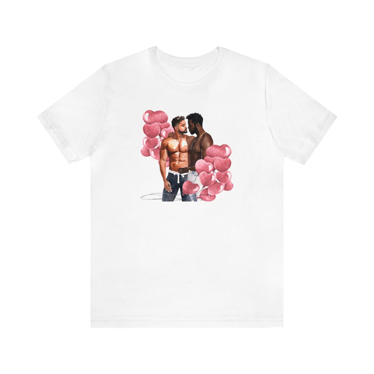 Gay Valentines: "Whispers of the Heart" Tee - T-Shirt - Twisted Jezebel