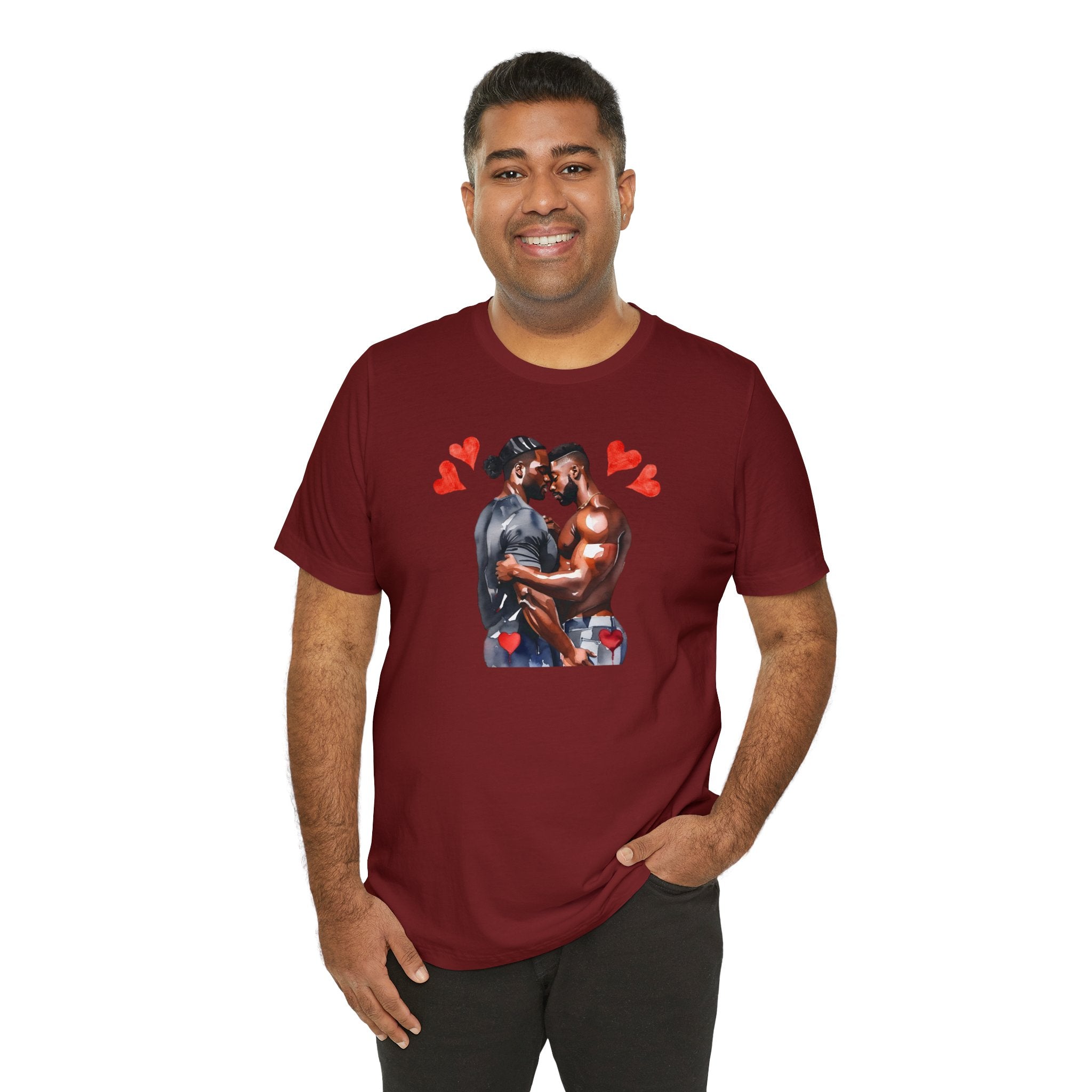 Gay Valentines: "Embrace in Love" Tee - T-Shirt - Twisted Jezebel