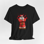 Santa Daddy, Jingle Balls Tee, White Edition
