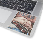 Bear Butt Kiss-Cut Stickers