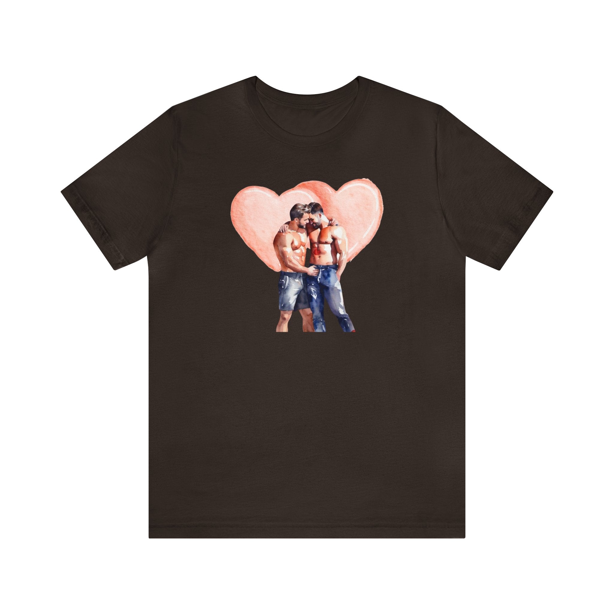 Gay Valentines: "Heartfelt Connection" Tee - T-Shirt - Twisted Jezebel