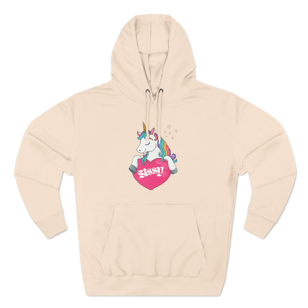 Unicorn Sissy Three-Panel Fleece Hoodie