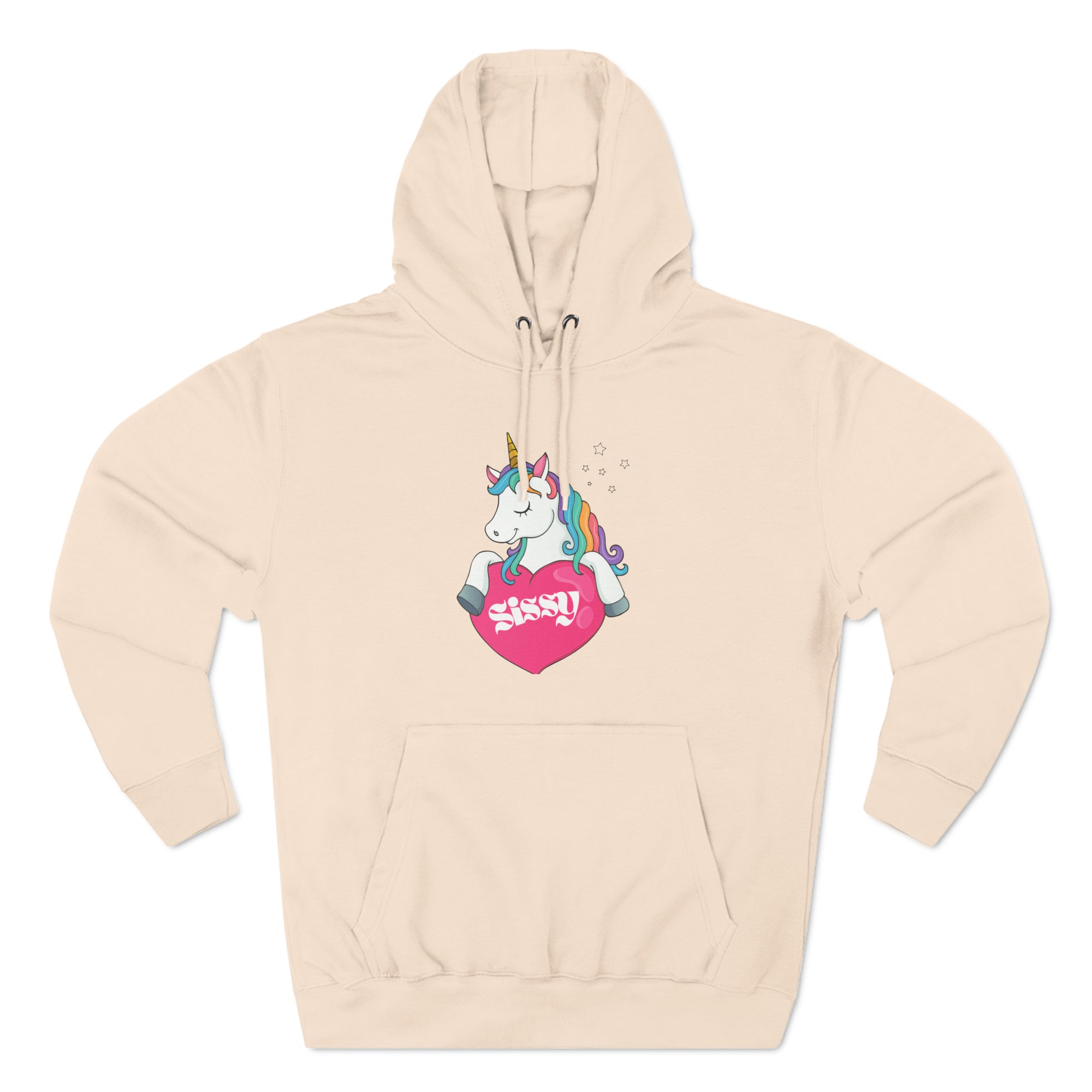Unicorn Sissy Three-Panel Fleece Hoodie
