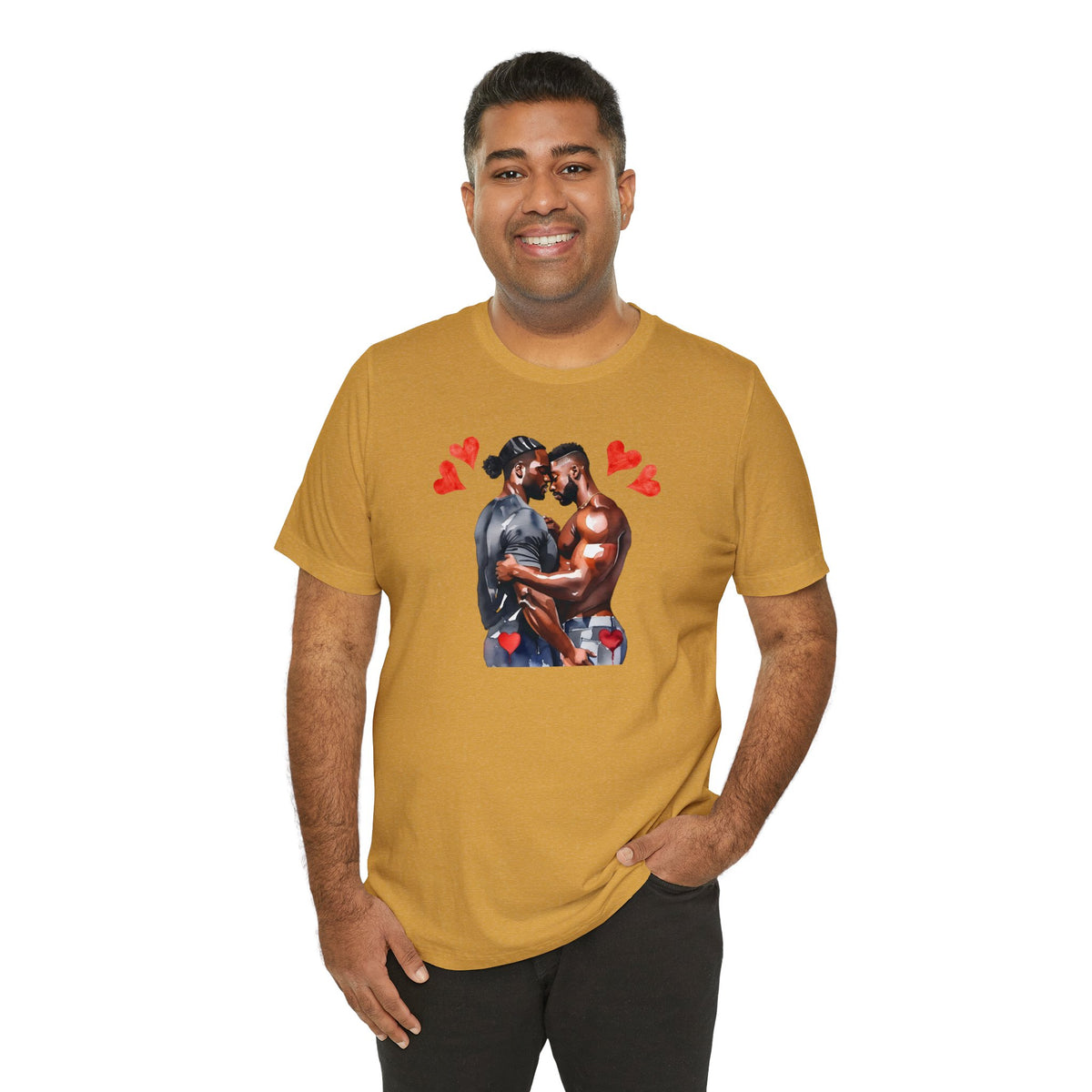 Gay Valentines: "Embrace in Love" Tee - T-Shirt - Twisted Jezebel