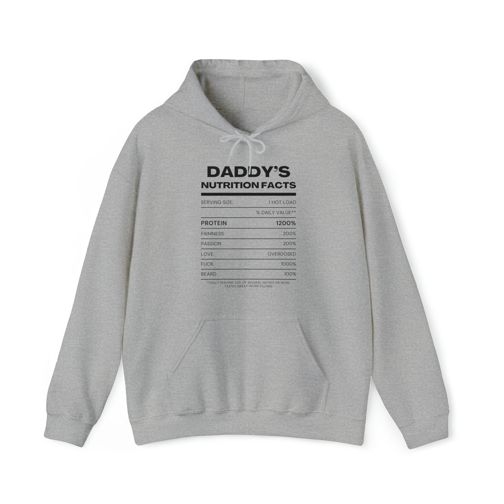 Daddy's Nutrition Facts Hoodie - Hoodie - Twisted Jezebel