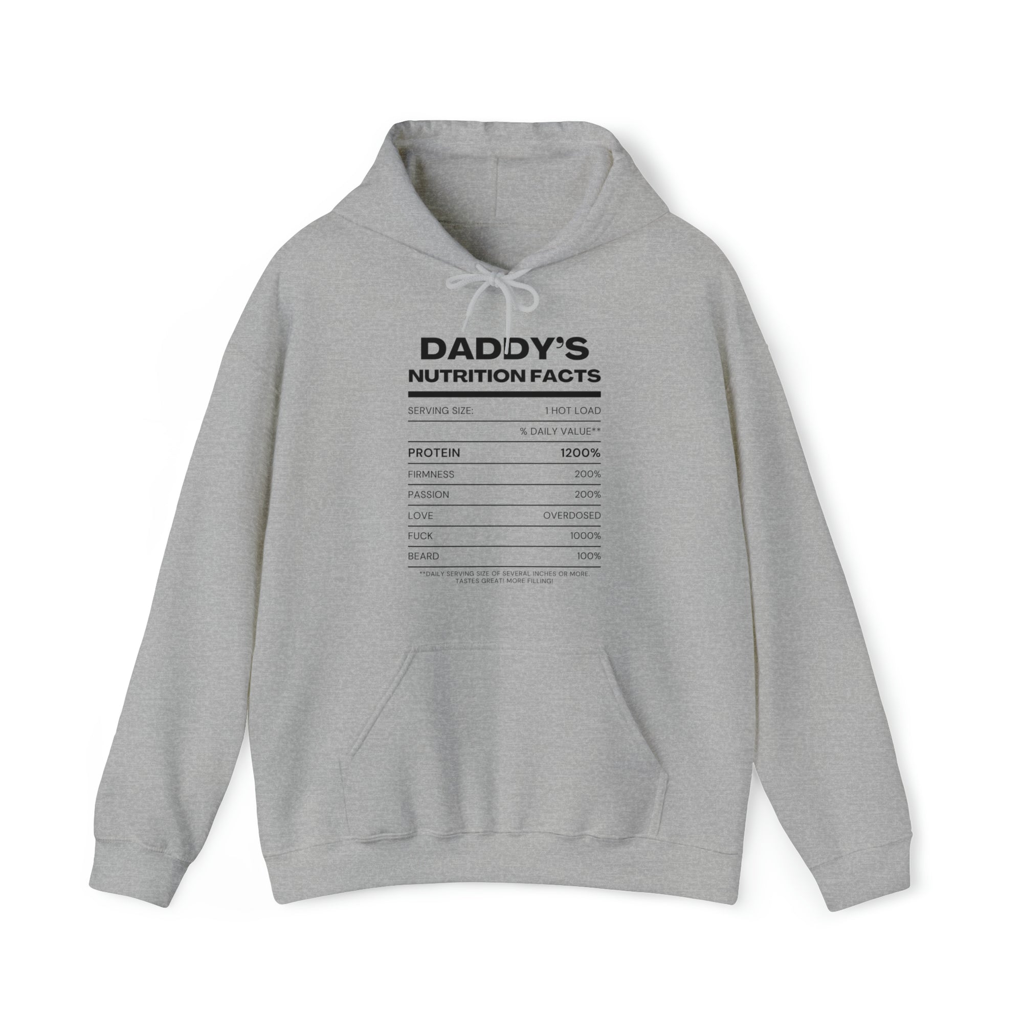 Daddy's Nutrition Facts Hoodie - Hoodie - Twisted Jezebel