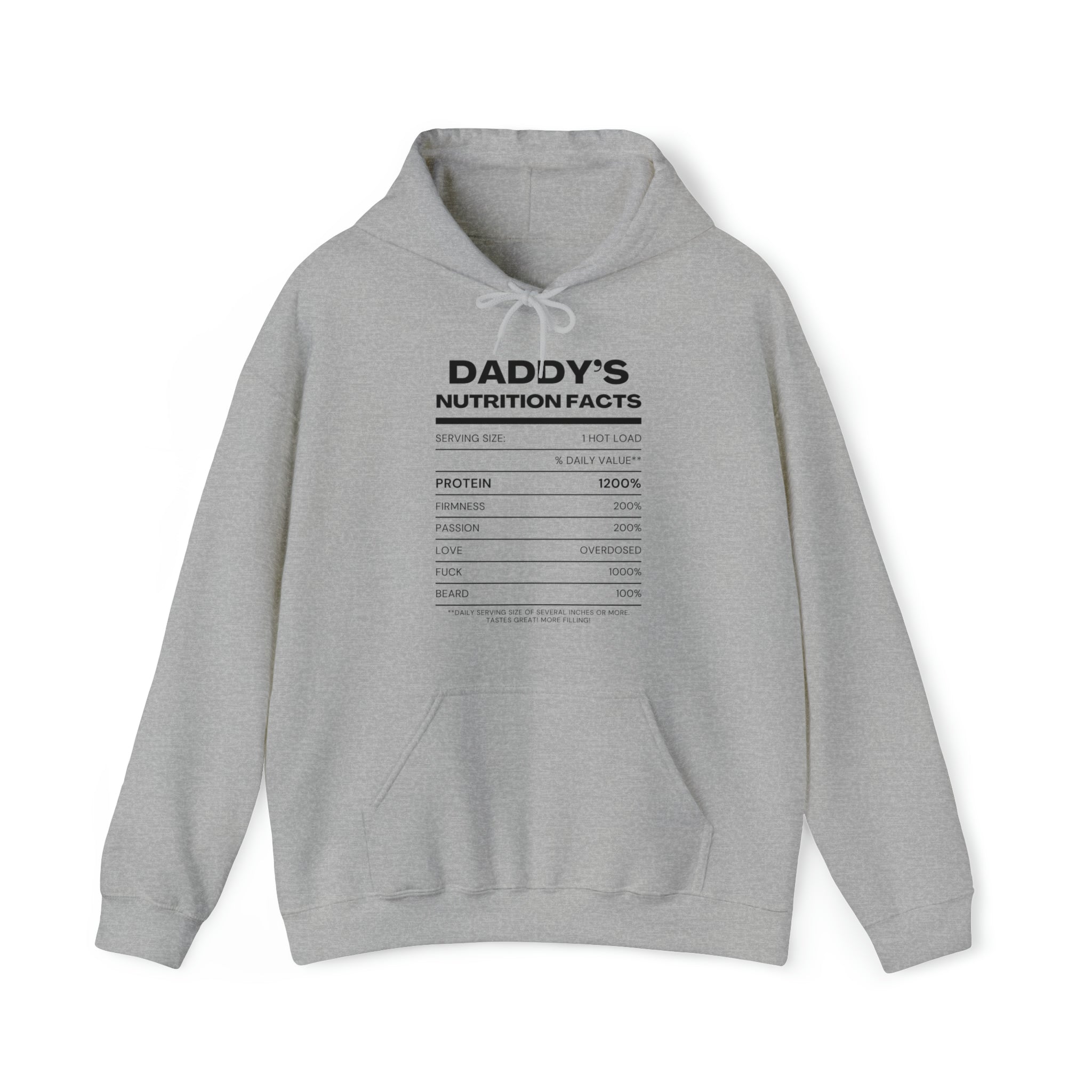 Daddy's Nutrition Facts Hoodie - Hoodie - Twisted Jezebel