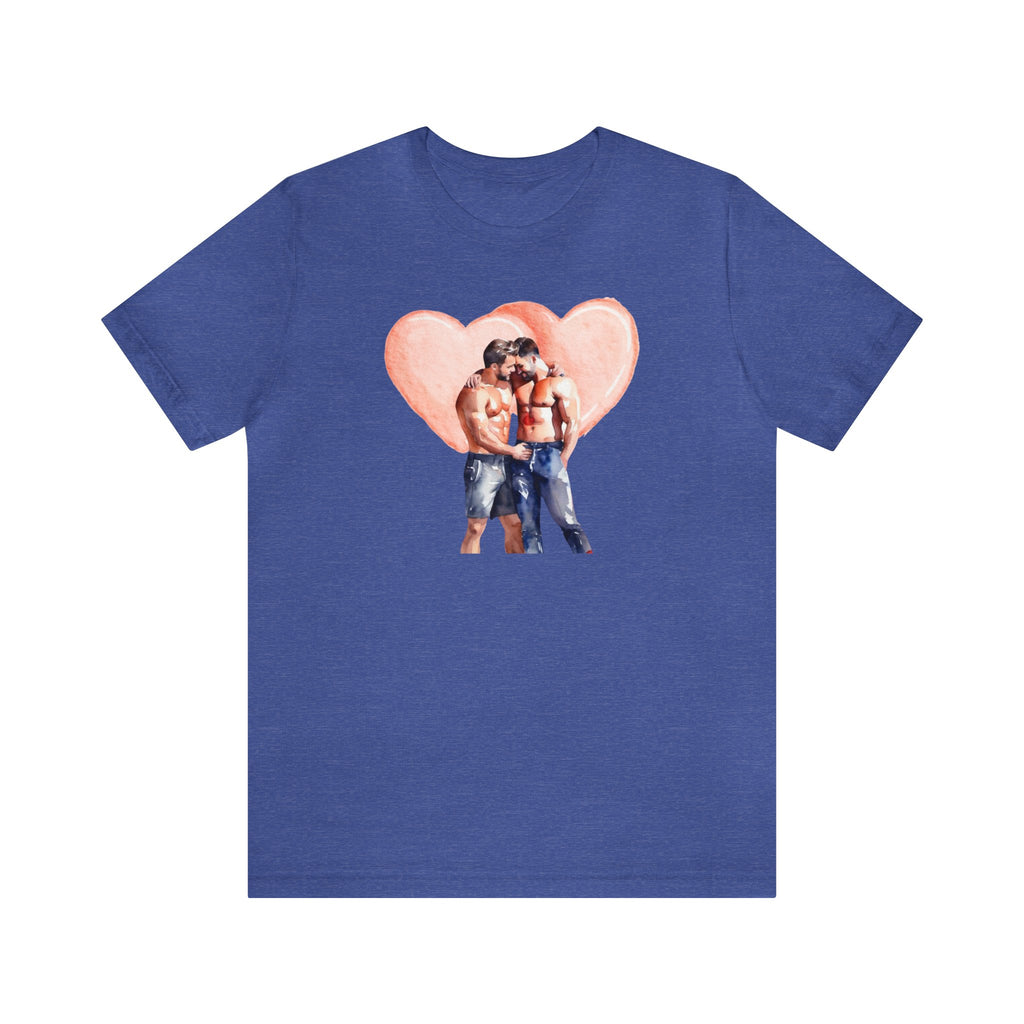 Gay Valentines: "Heartfelt Connection" Tee - T-Shirt - Twisted Jezebel