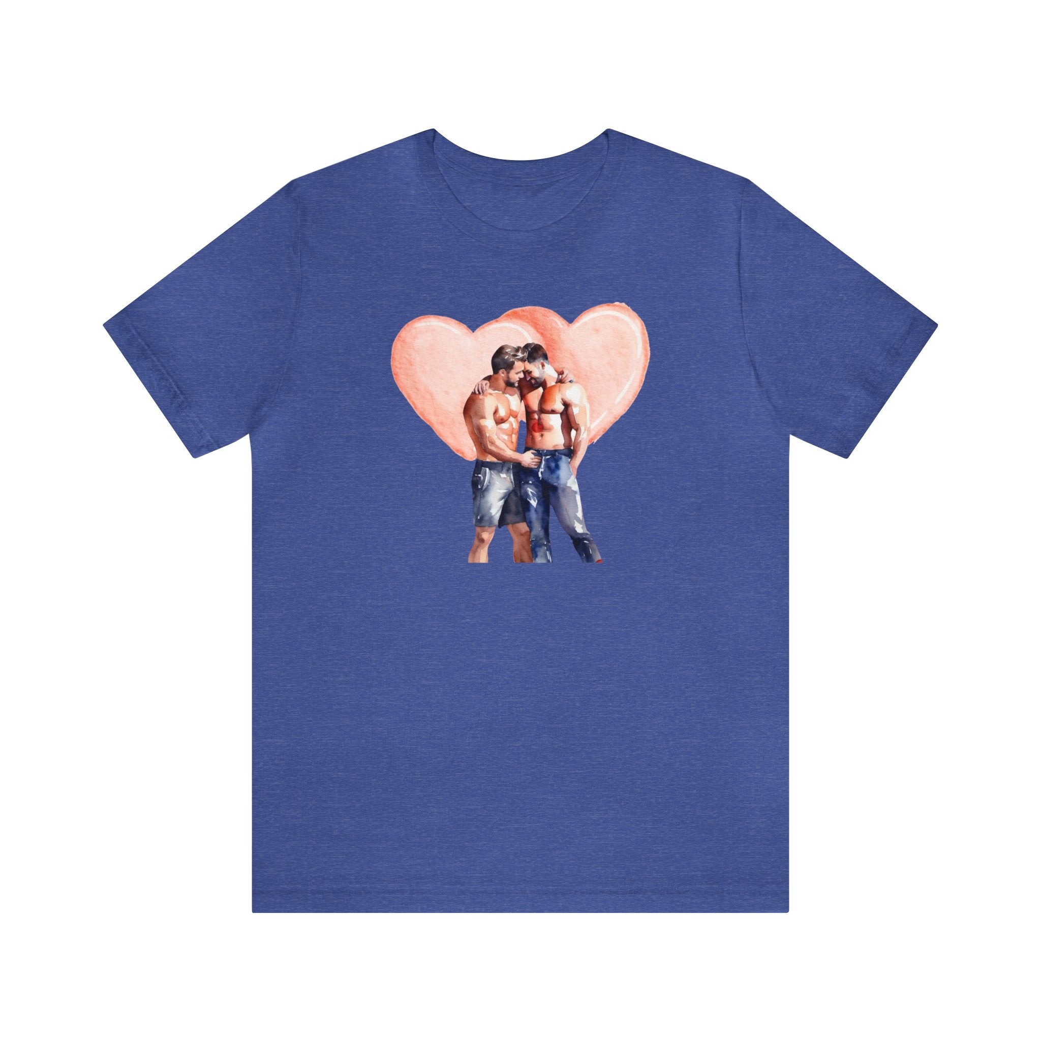 Gay Valentines: "Heartfelt Connection" Tee - T-Shirt - Twisted Jezebel