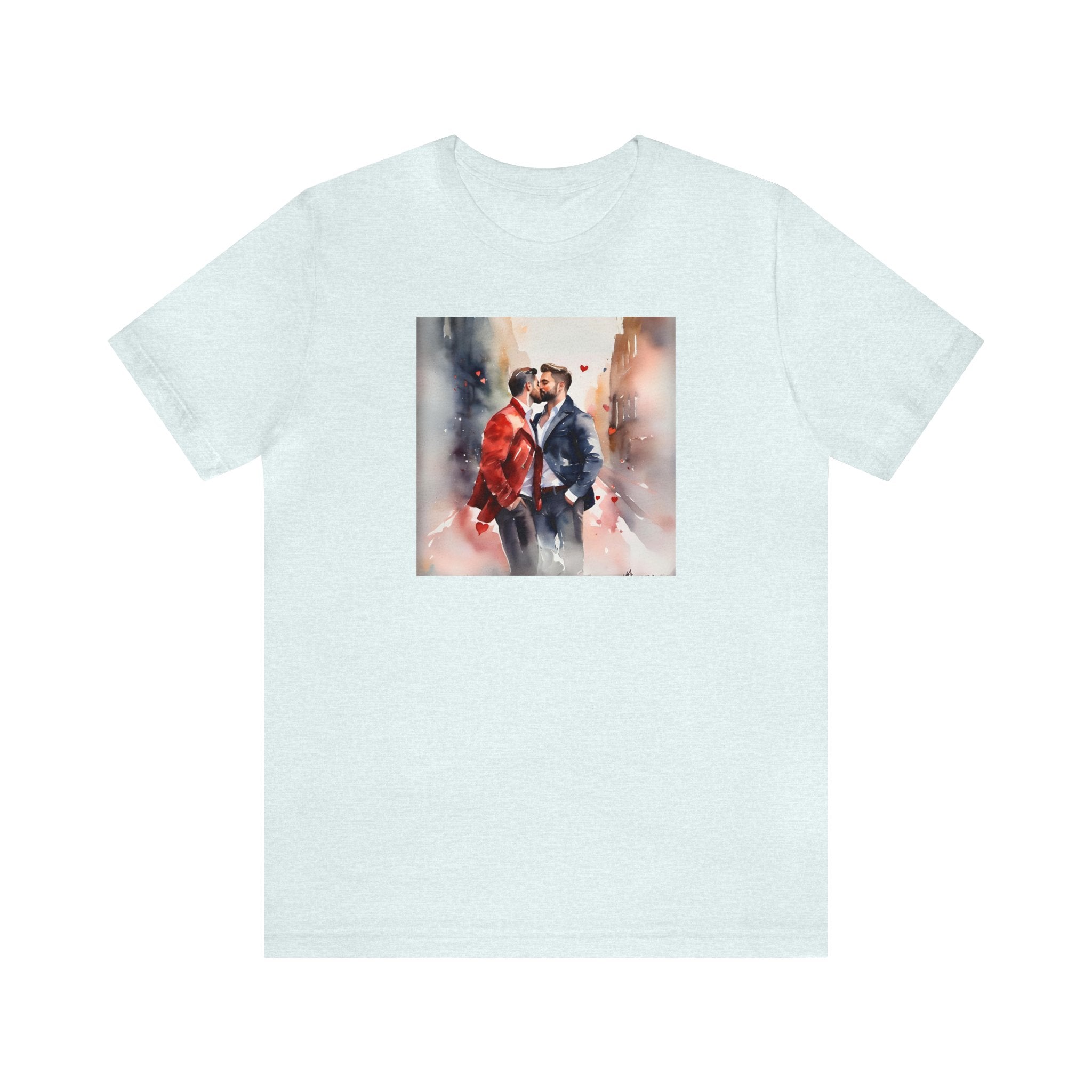 Gay Valentines: "Heartfelt Kiss" Tee - T-Shirt - Twisted Jezebel