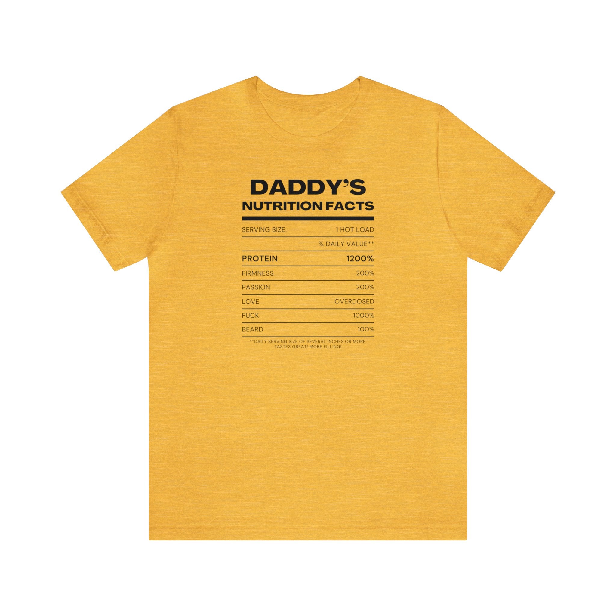Daddy's Nutrition Facts Tee - Tee - Twisted Jezebel