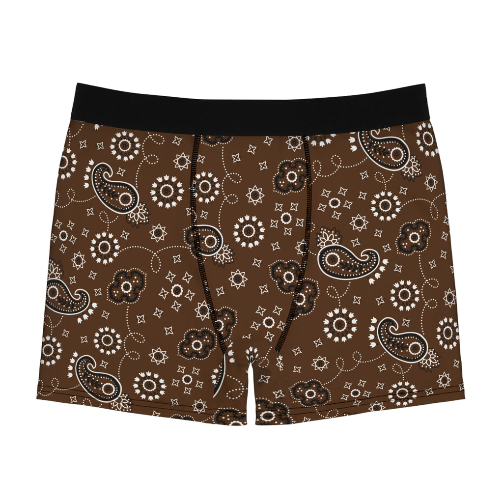 Men's Boxer Briefs Hanky Code: Brown