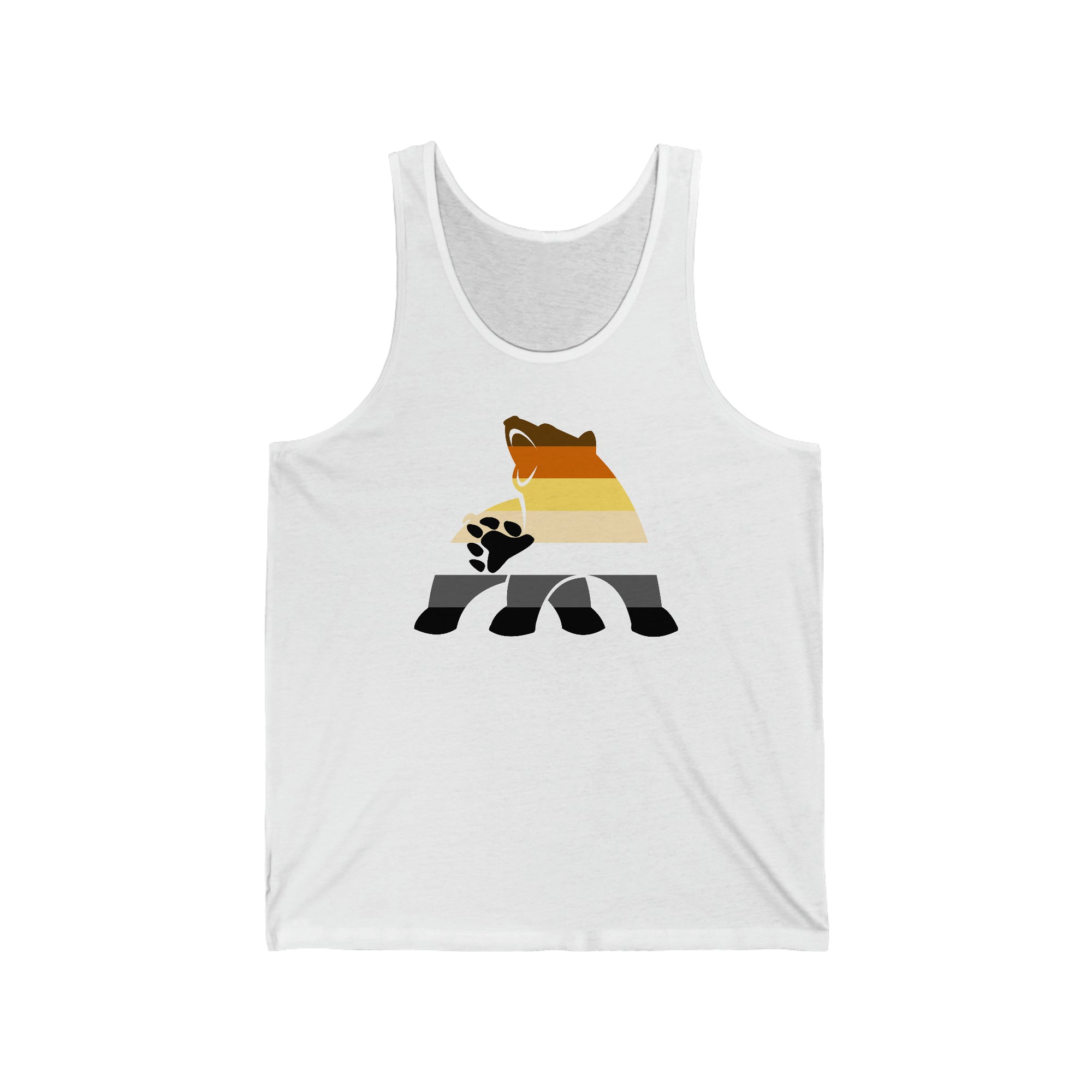 Bear Brotherhood Flag Silhouette Tank - Tank - Twisted Jezebel