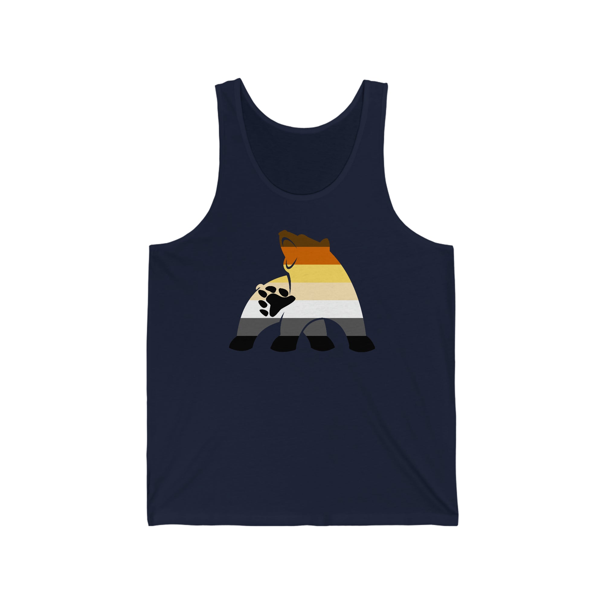 Bear Brotherhood Flag Silhouette Tank - Tank - Twisted Jezebel