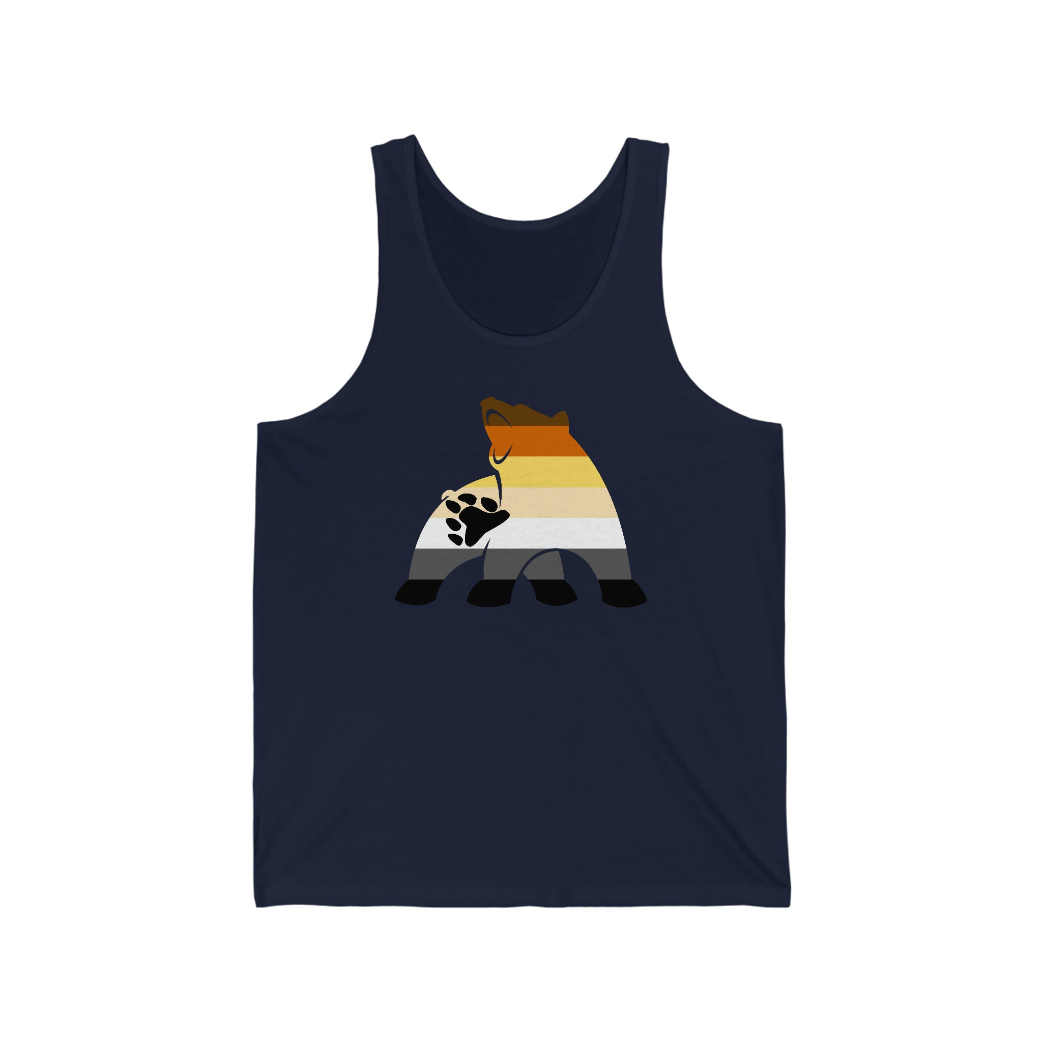 Bear Brotherhood Flag Silhouette Tank - Tank - Twisted Jezebel
