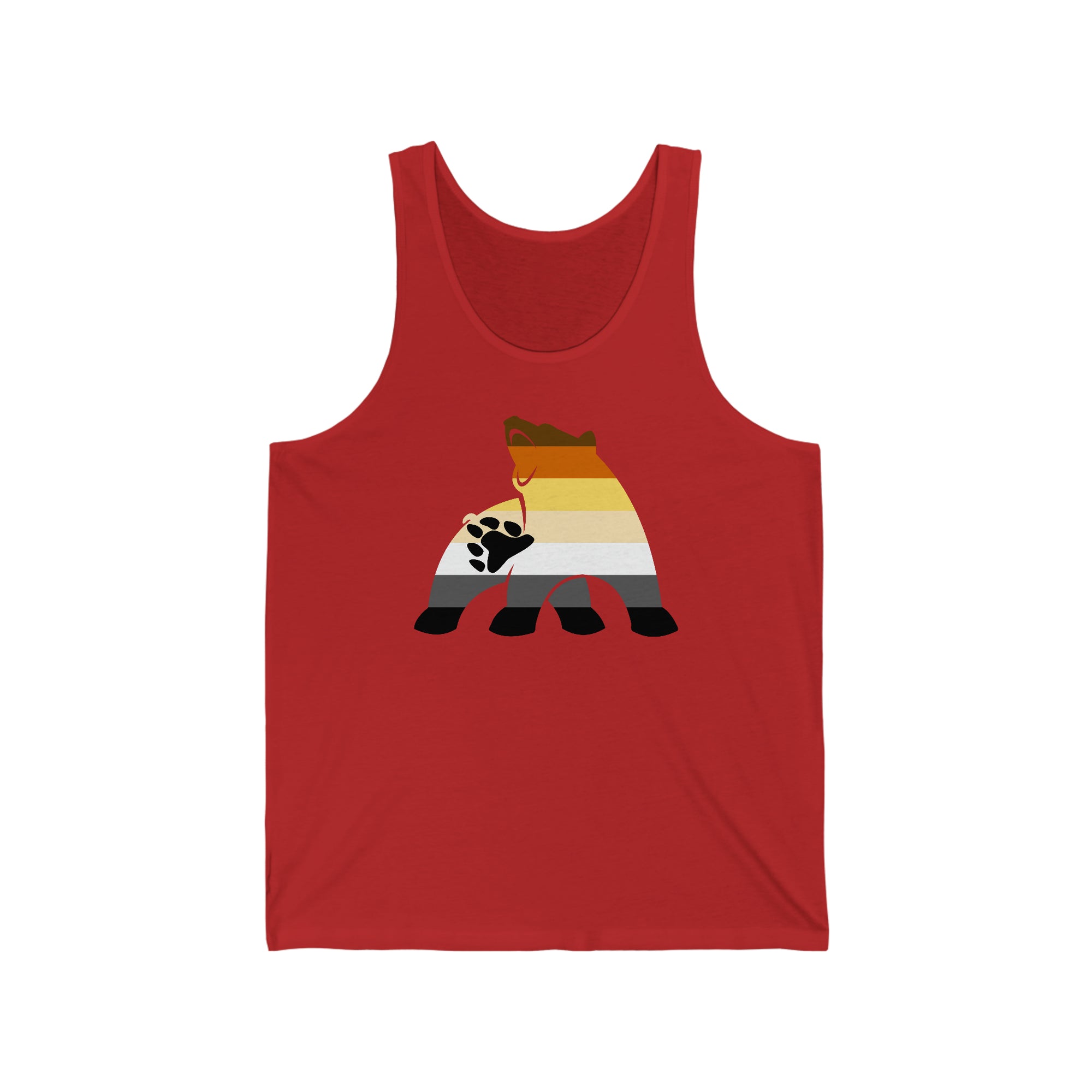 Bear Brotherhood Flag Silhouette Tank - Tank - Twisted Jezebel