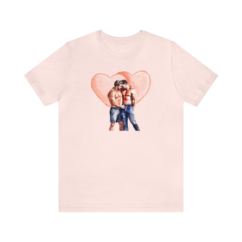 Gay Valentines: "Heartfelt Connection" Tee - T-Shirt - Twisted Jezebel