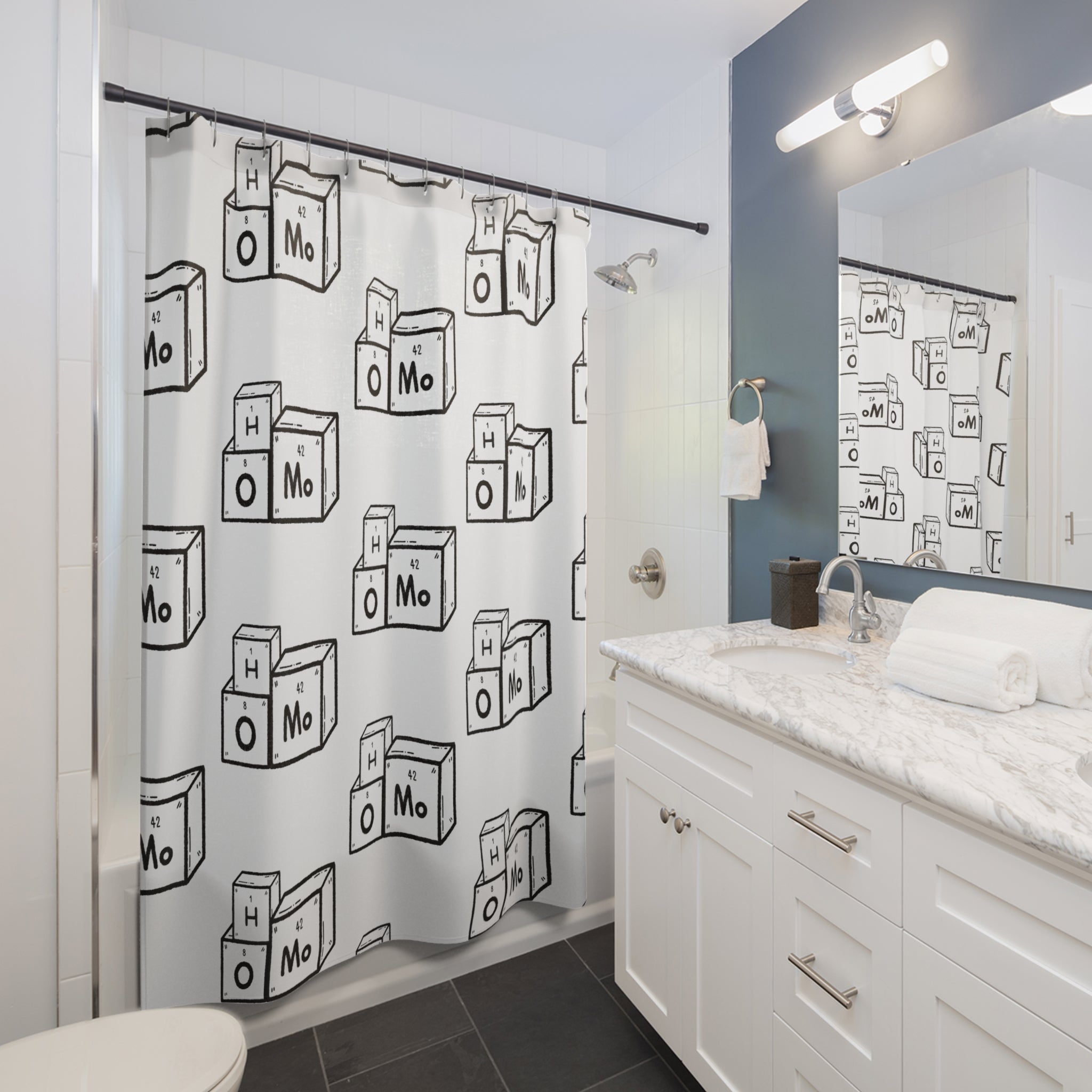 HOMo Shower Curtain - Shower Curtain - Twisted Jezebel