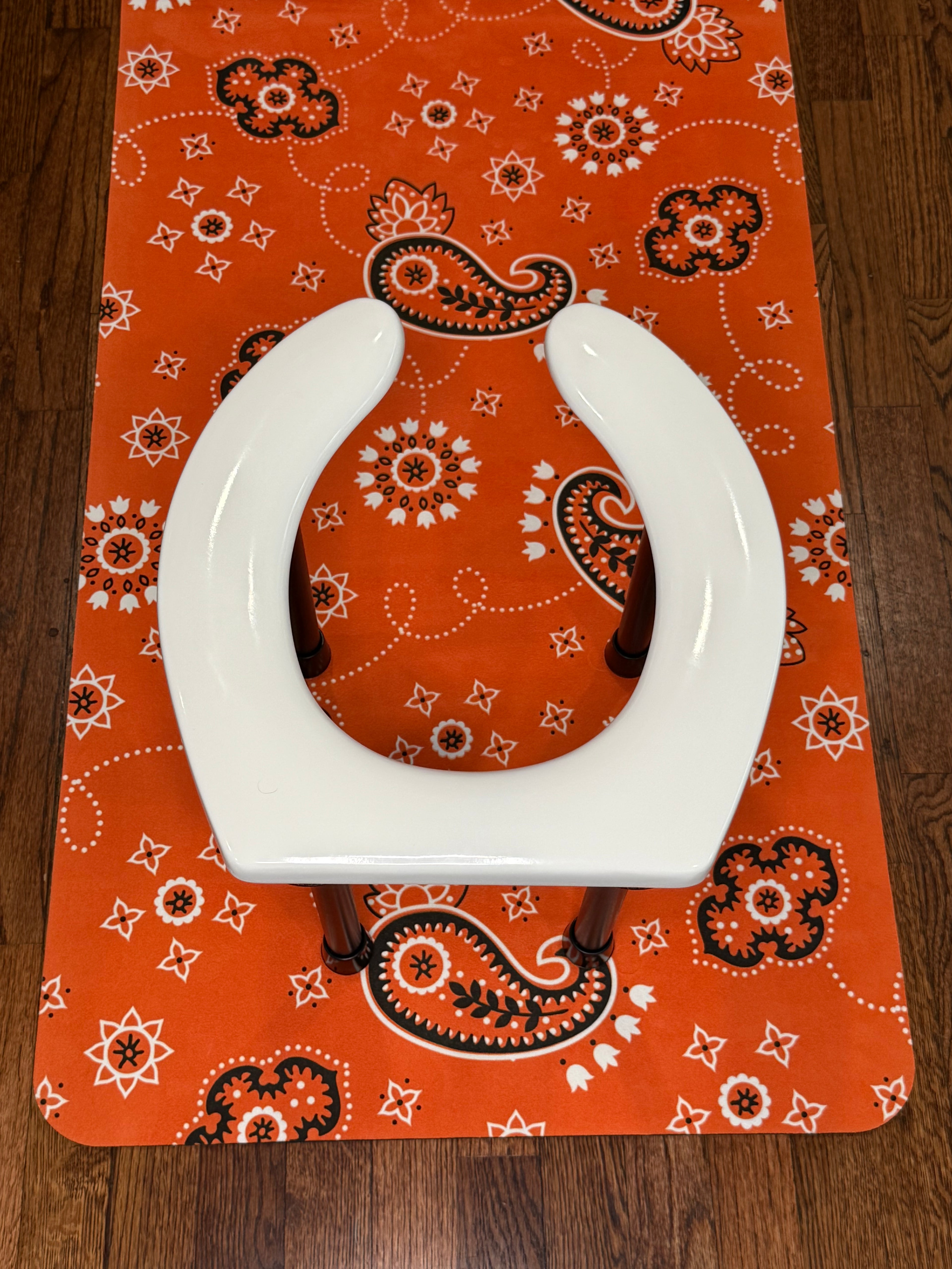 Hanky Code: Orange Fluid Proof Rimming Mat