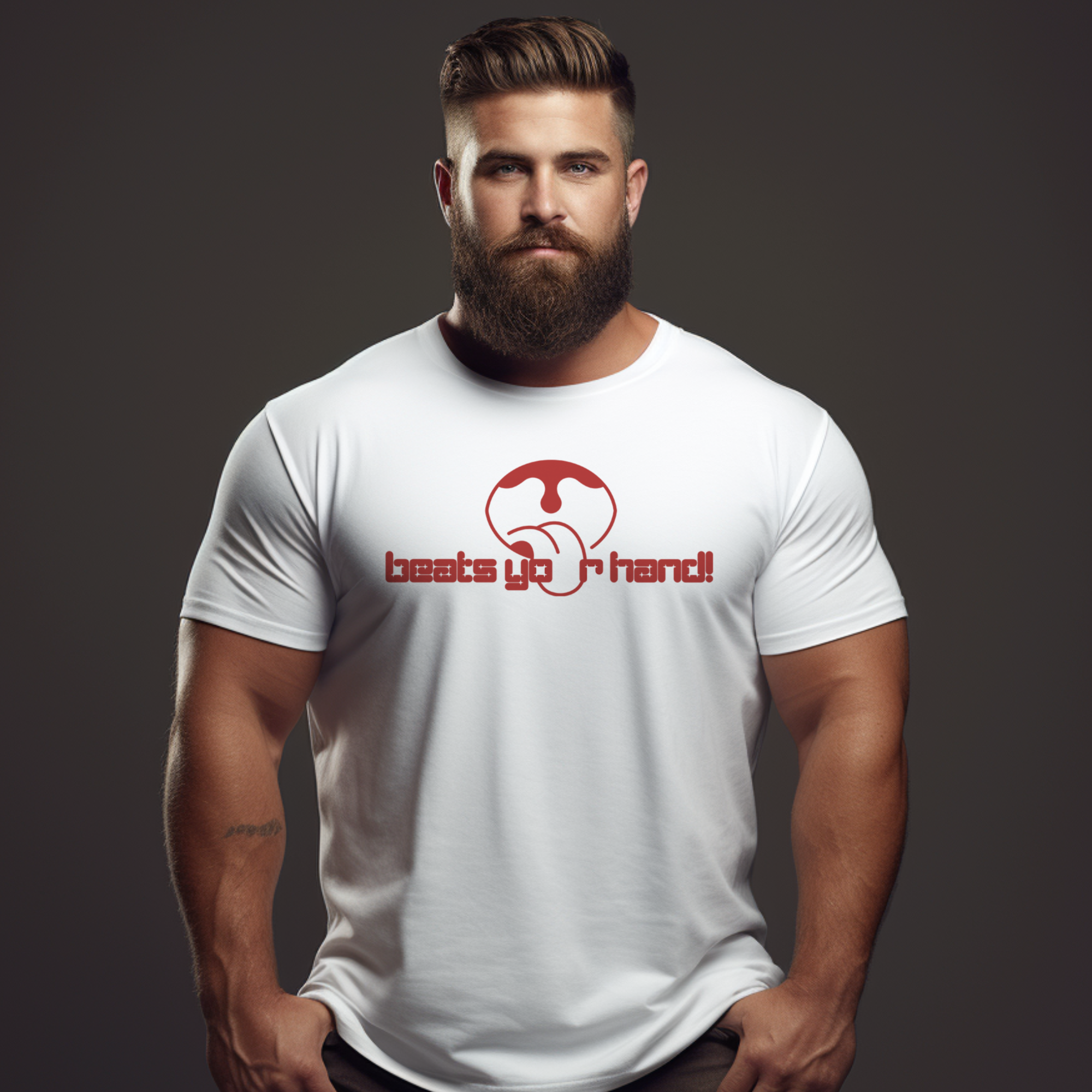 Beats Your Hand Throat Goat Tee