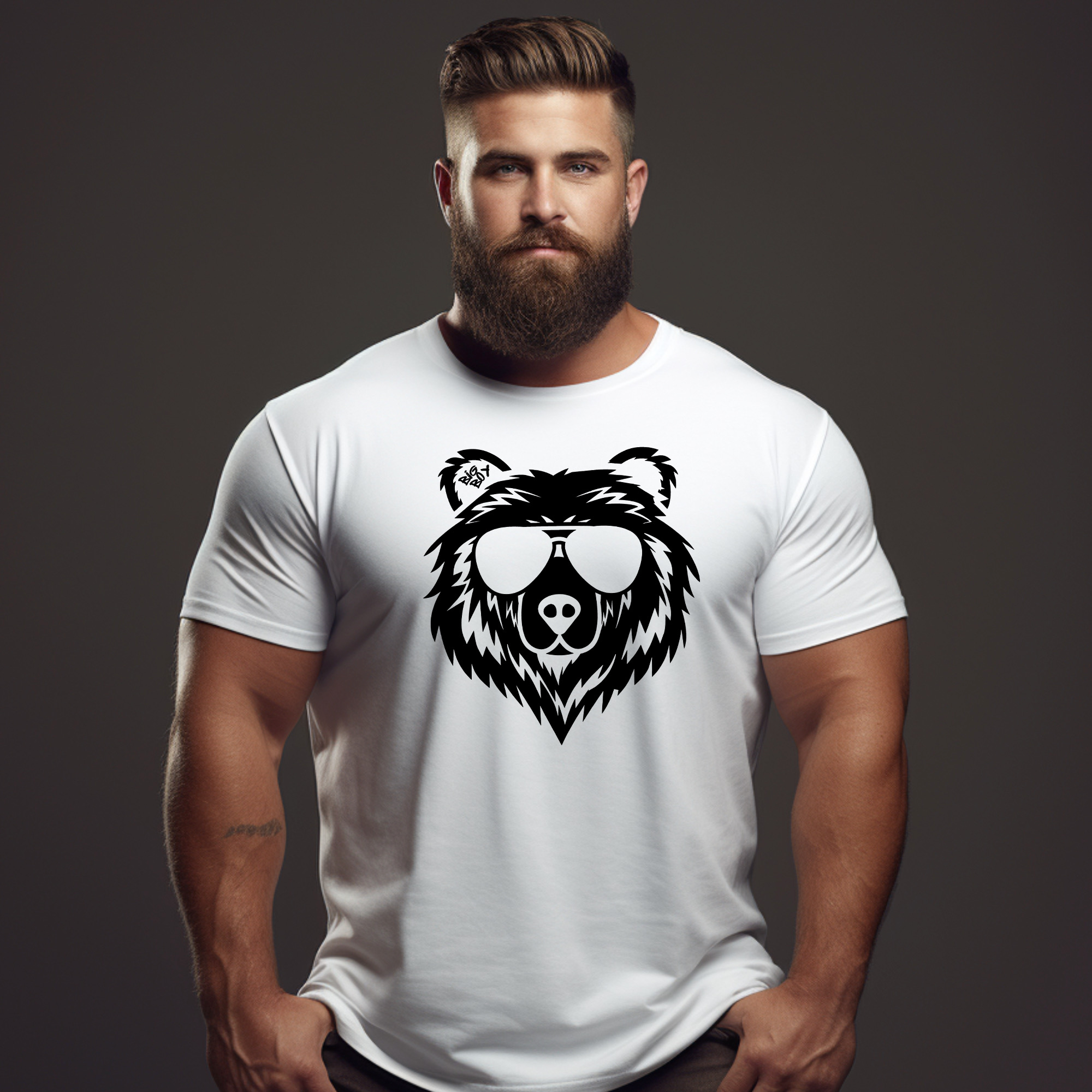 Big Boy Bear Tee - Tee - Twisted Jezebel