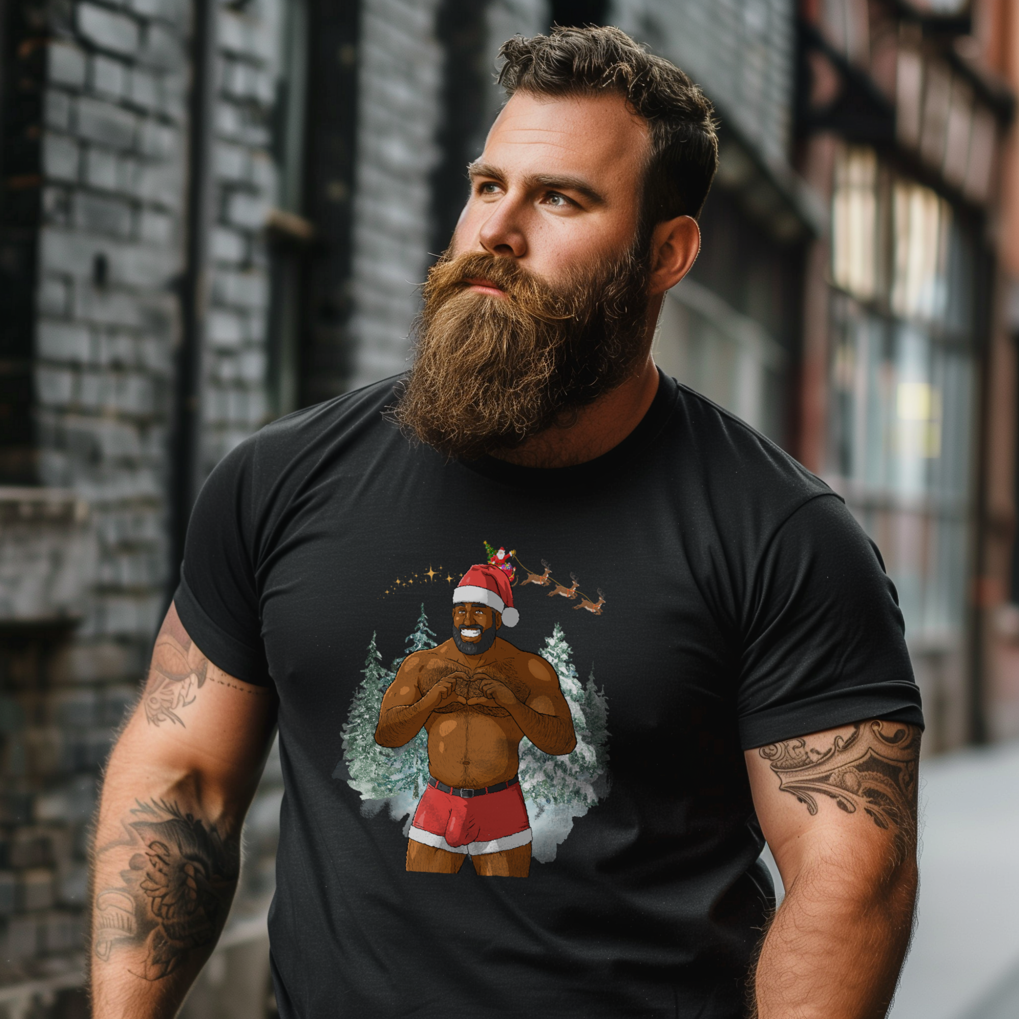 Big Nick (ahem, Dick) Energy Tee, Black Edition