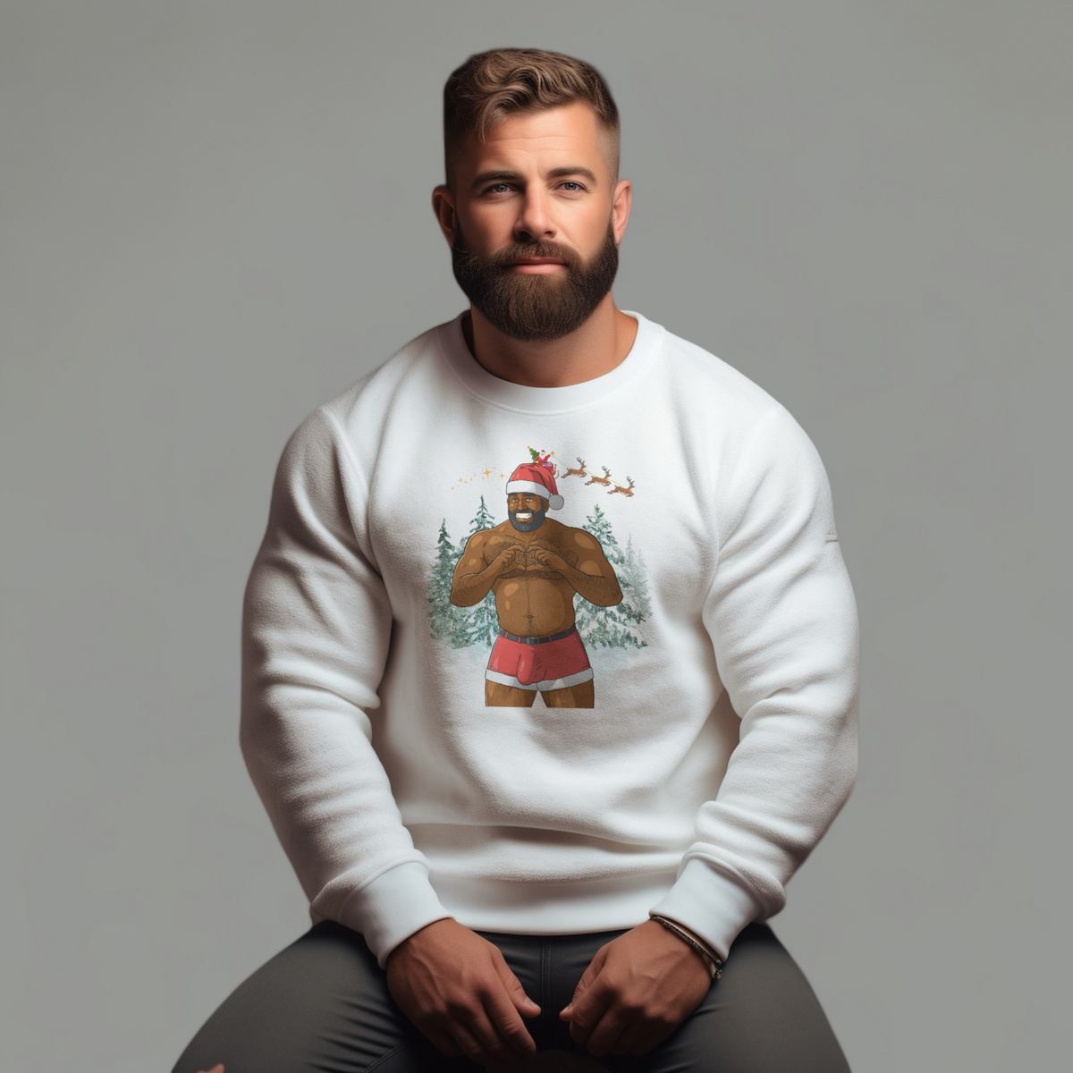 Big Nick (ahem, Dick) Energy Gildan Pullover, Black Edition