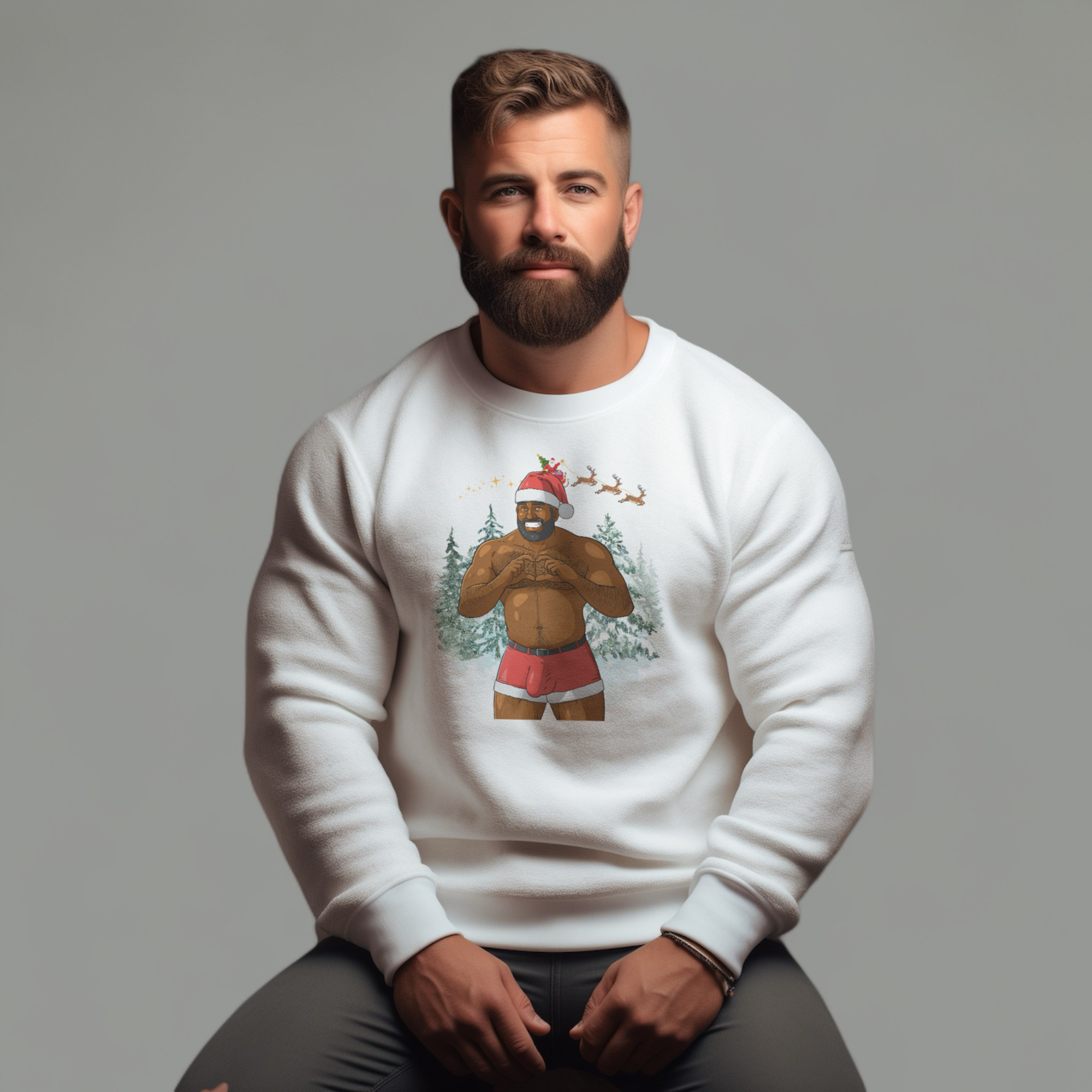 Big Nick (ahem, Dick) Energy Gildan Pullover, Black Edition