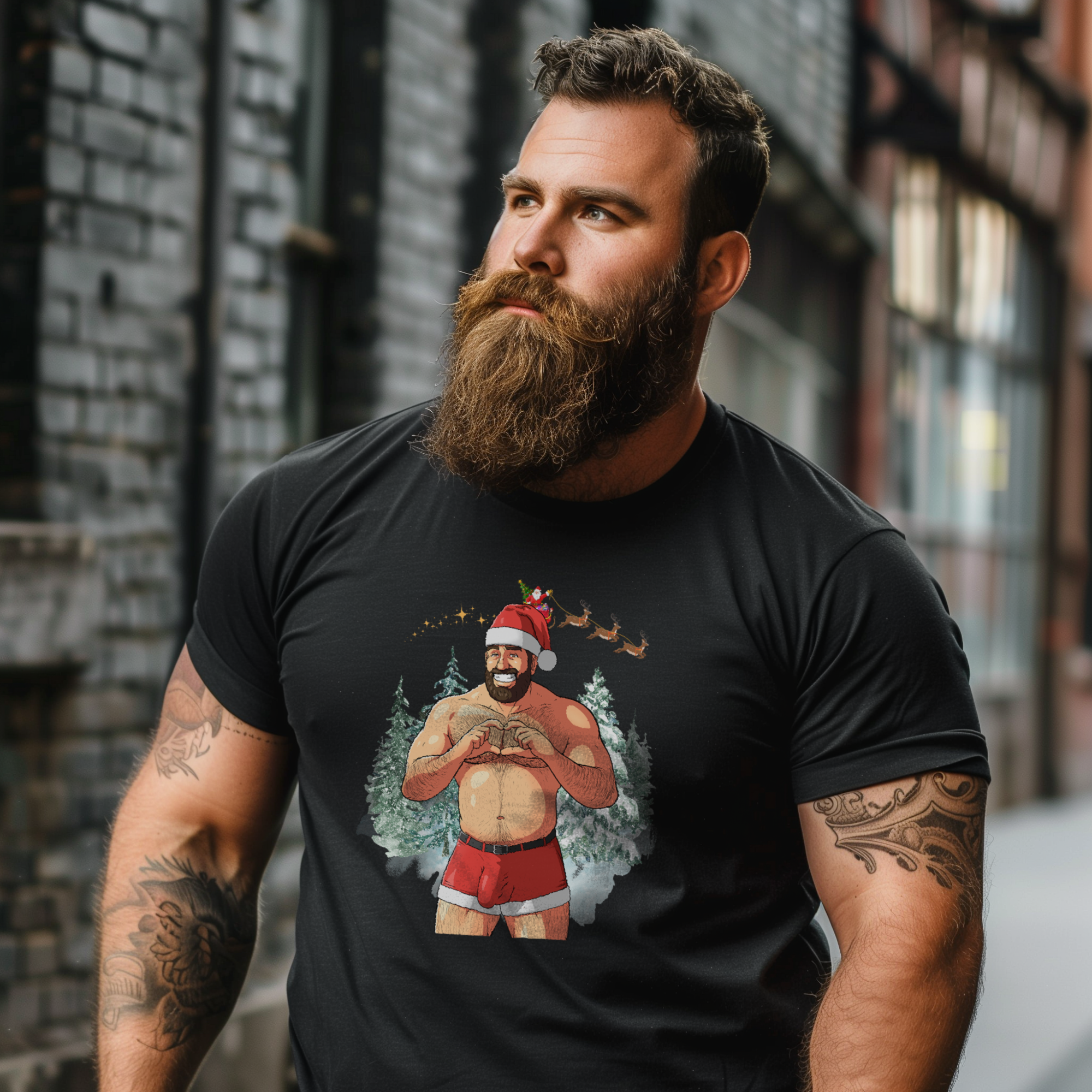 Big Dick (ahem, Nick) Energy Tee, White Edition