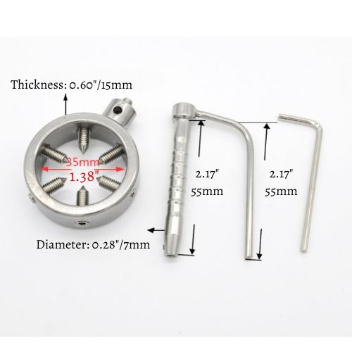 Piranha Teeth Cock Cage - Chastity Cages - Twisted Jezebel