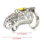 Stainless Serpent Chastity Cage