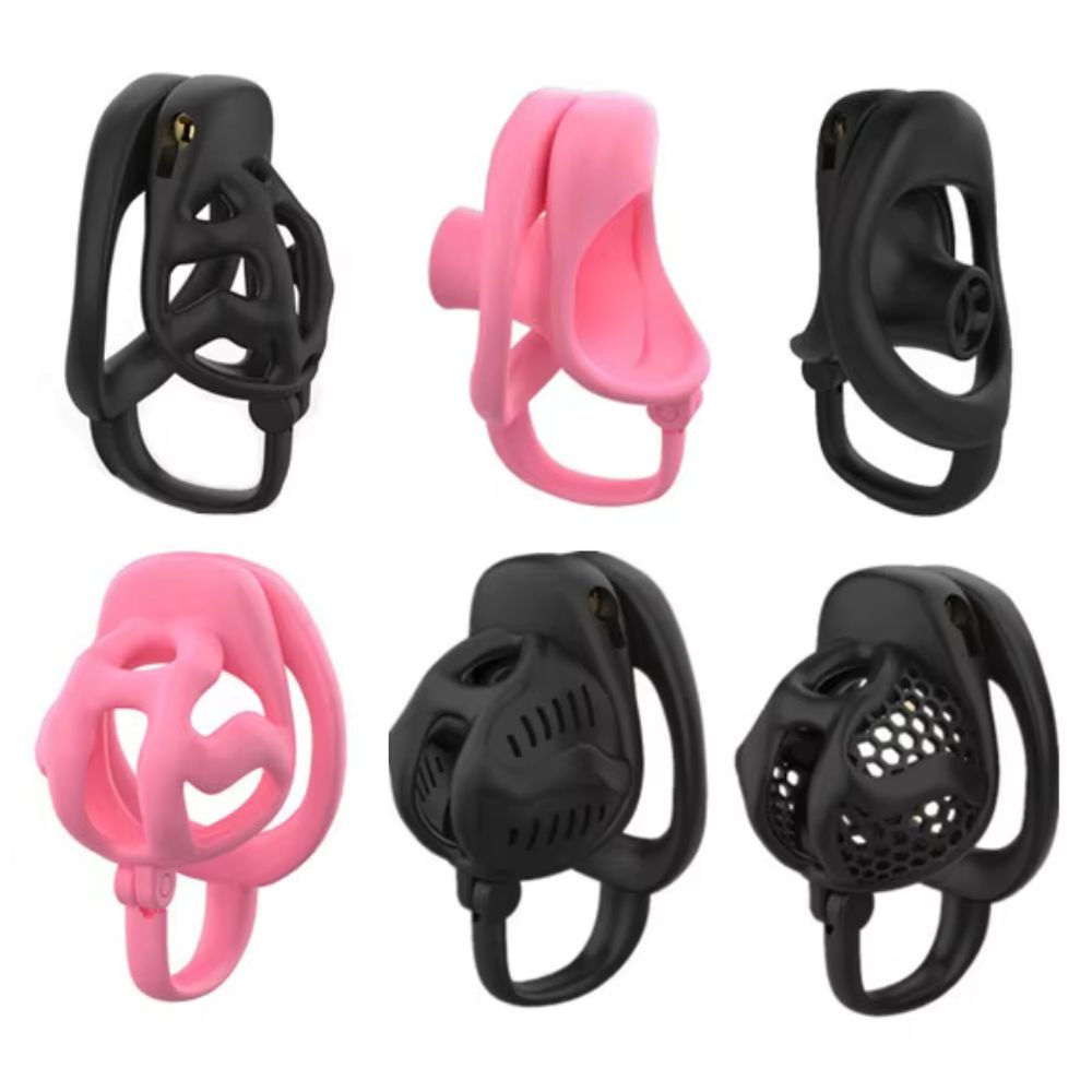 Flip-top Chastity Cages With Ball Separator