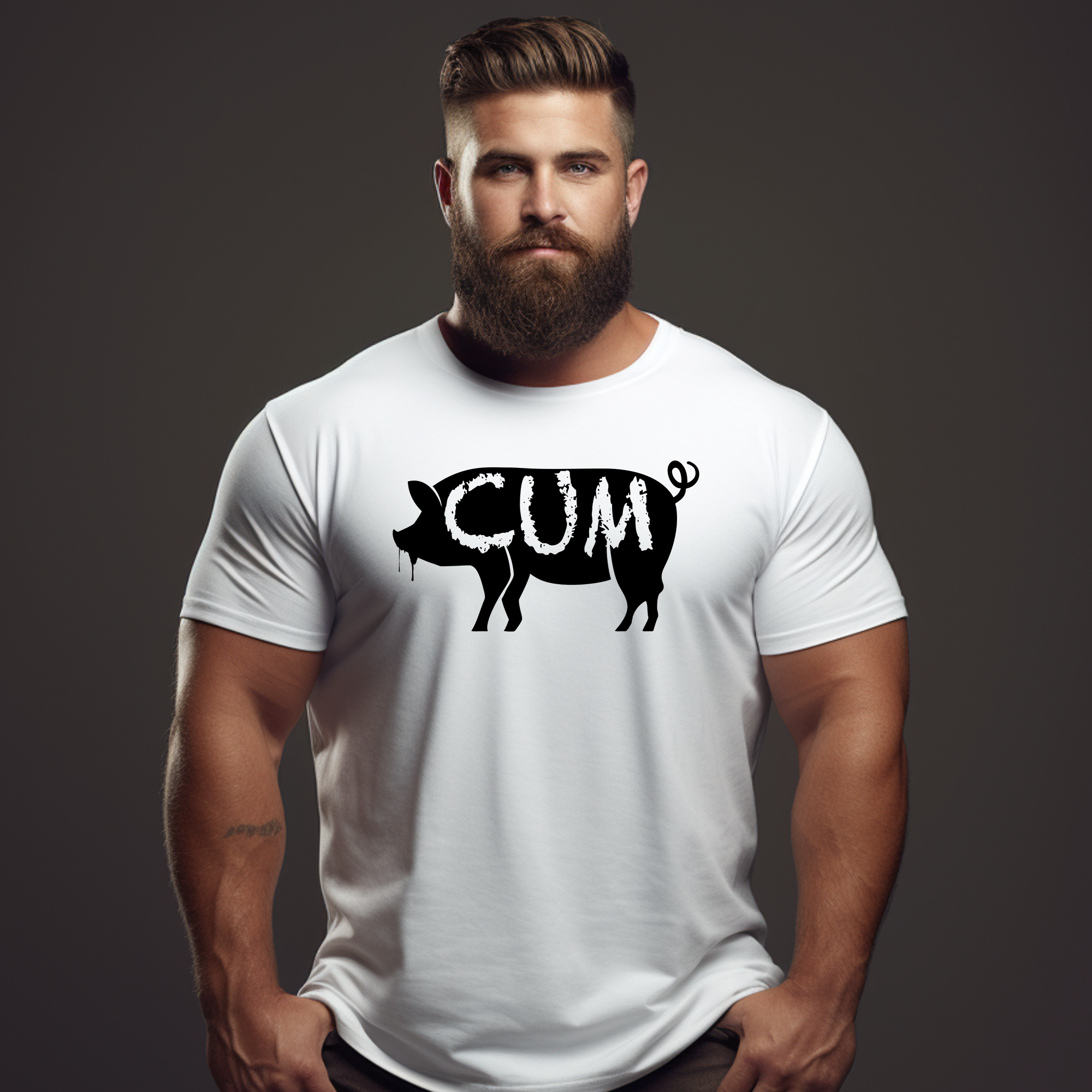 Cum Pig Tee - Tee - Twisted Jezebel