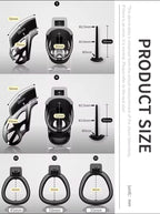 JEUSN Electric Shock Chastity Cage