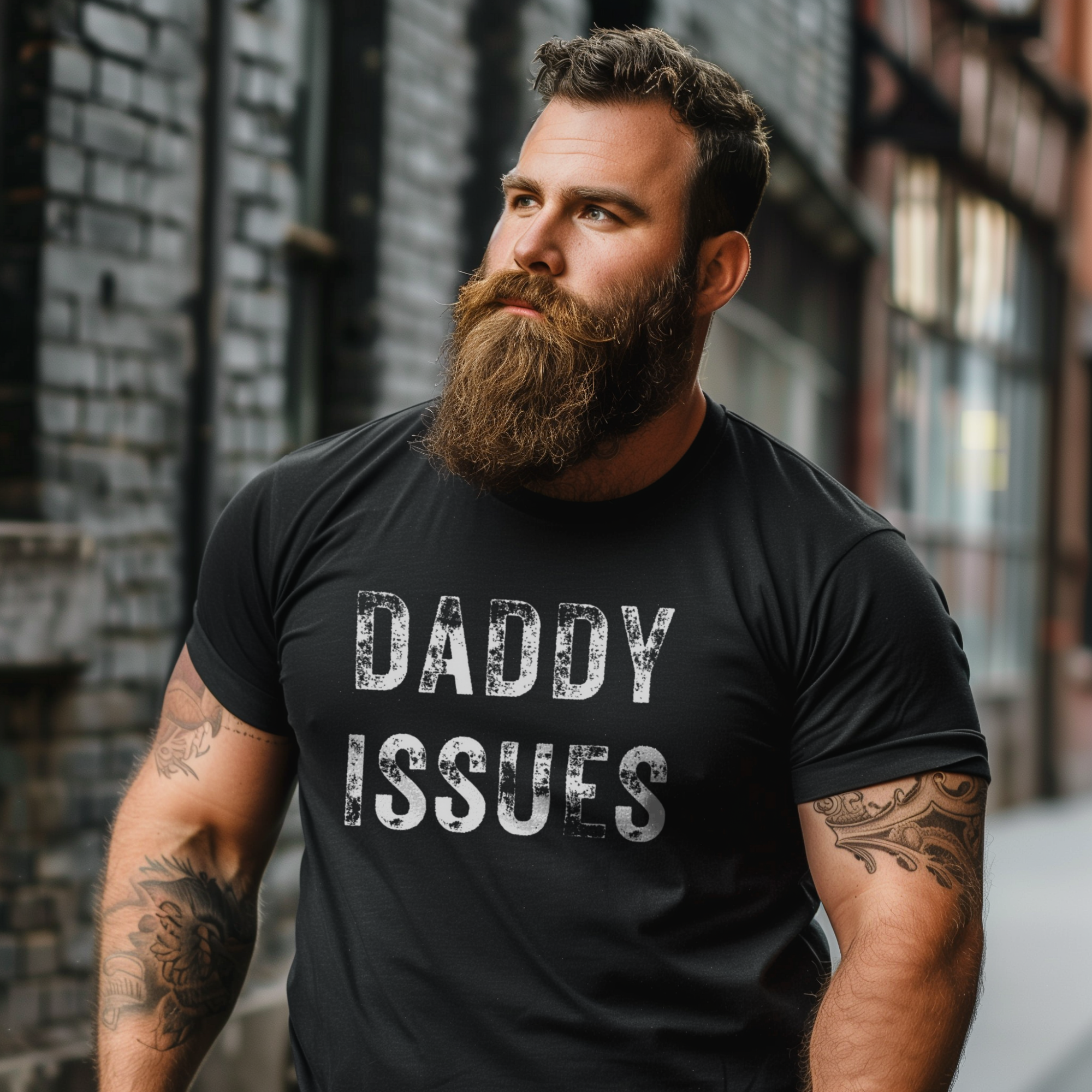 Daddy Issues Block Tee