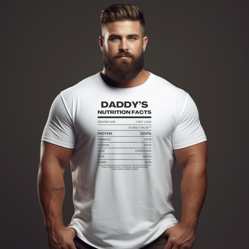 Daddy's Nutrition Facts Tee - Tee - Twisted Jezebel