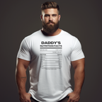 Daddy's Nutrition Facts Tee