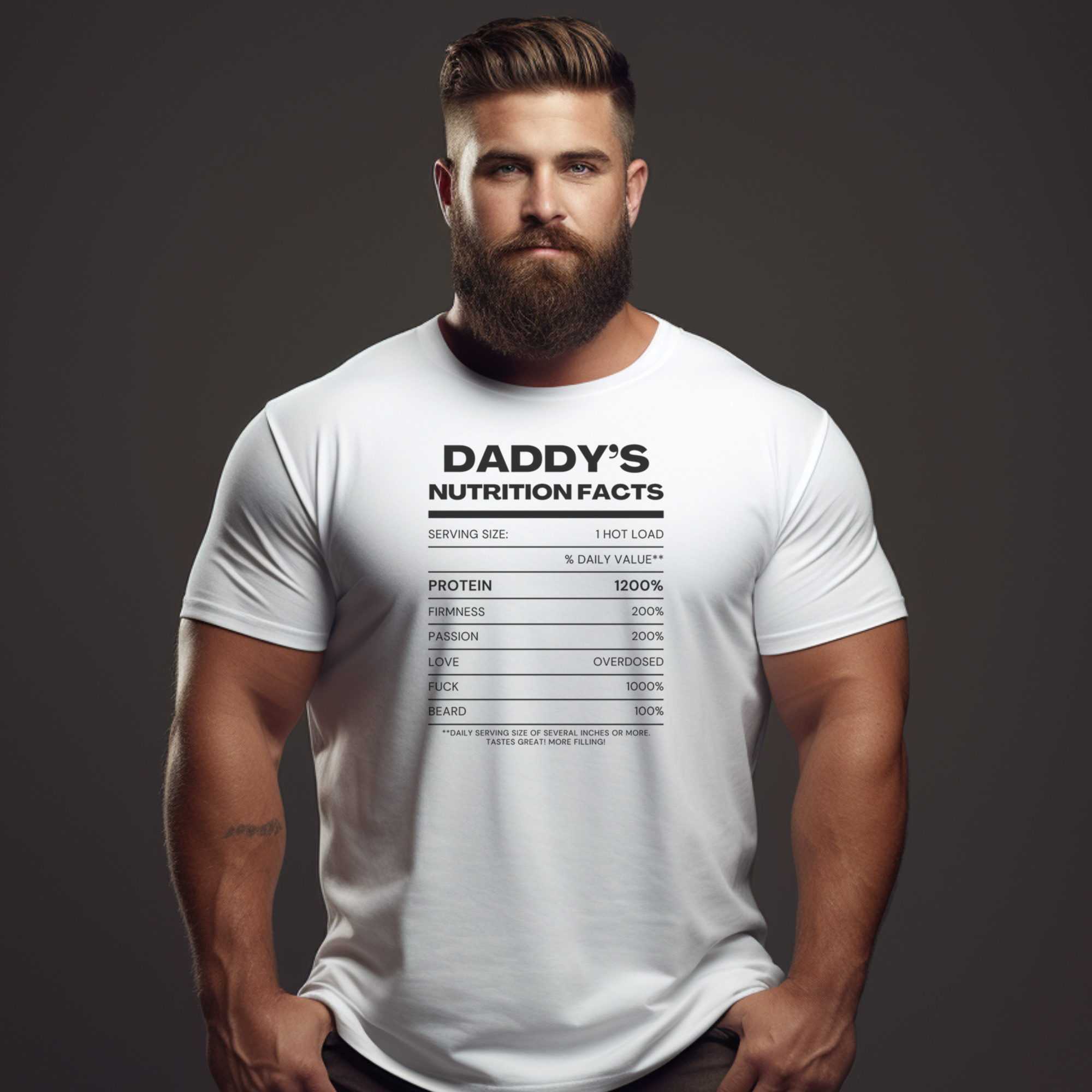 Daddy's Nutrition Facts Tee