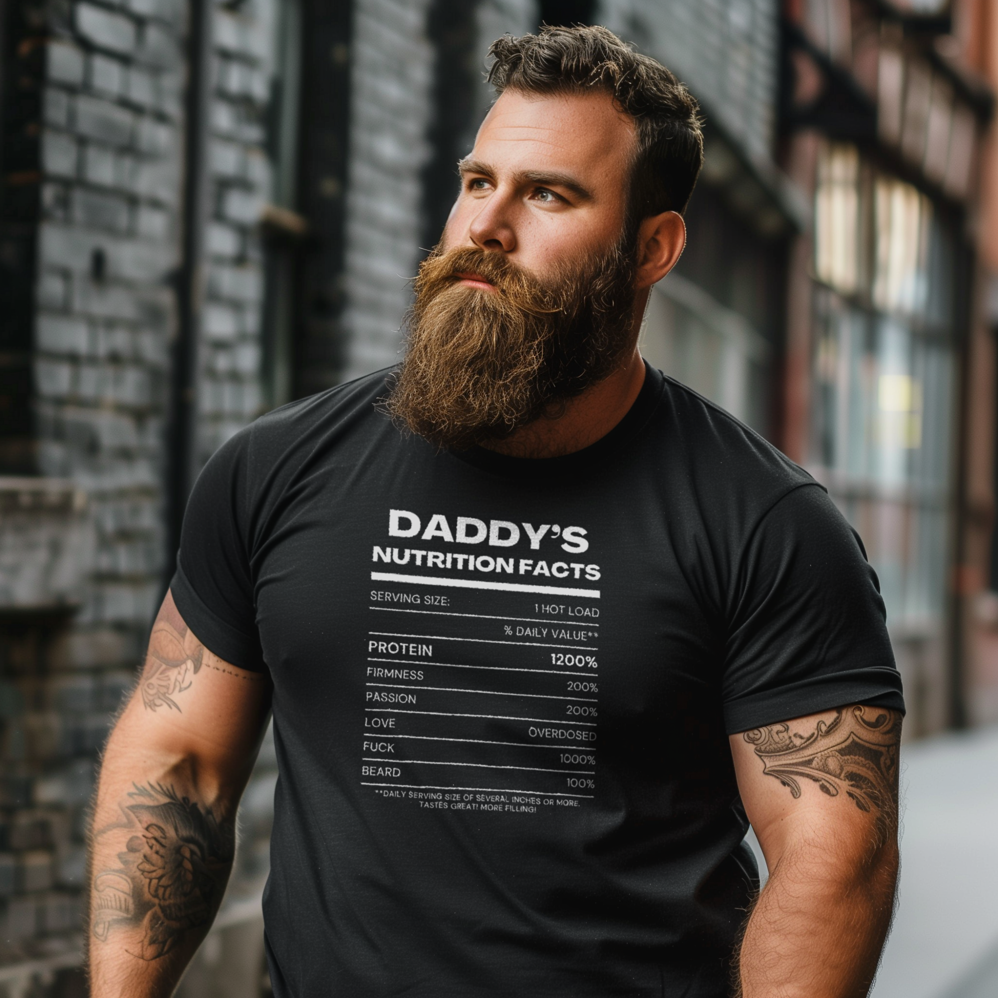 Daddy's Nutrition Facts Tee - Tee - Twisted Jezebel