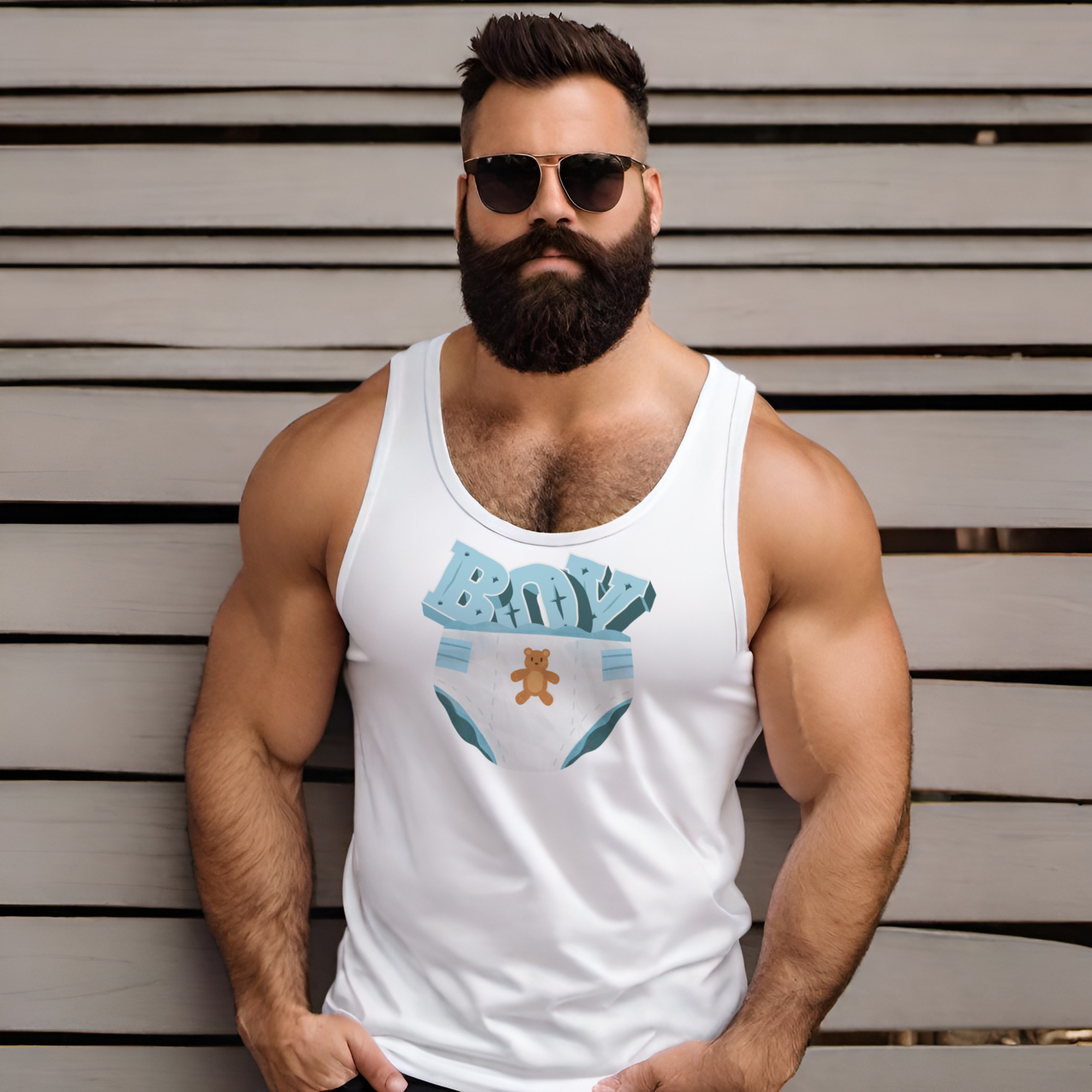 Diaper Boy Tank