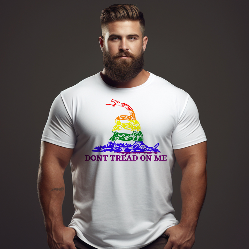 Don't Tread on Me Pride Edition Tee - Tee - Twisted Jezebel