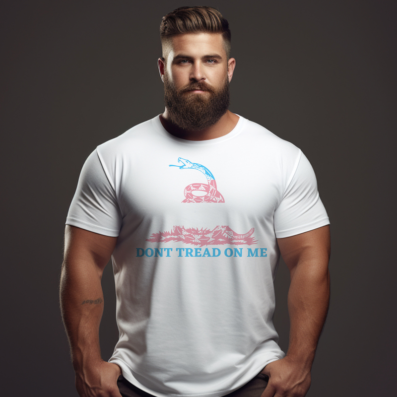 Don't Tread On Me Trans Pride Edition Tee - Tee - Twisted Jezebel